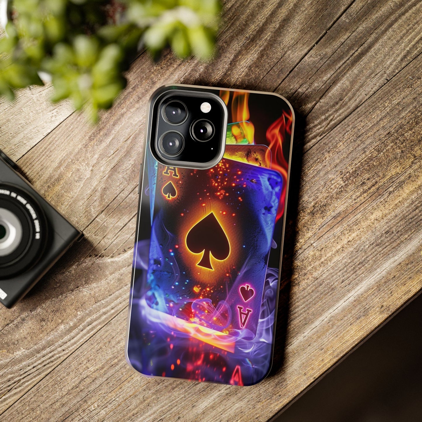 Ace of Spades Tough Phone Cases, Gaming Phone Cover, Gift for Gamers, Protective Case, Stylish Phone Accessory, Unique Phone Case | Iphone case