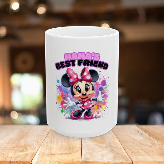 Ceramic Mug - "Mama's Best Friend" Minnie Mouse Design
