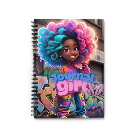 Colorful Spiral Notebook for Girls, Journal, Stationery, Gift for Students, Creative Writing, Back to School