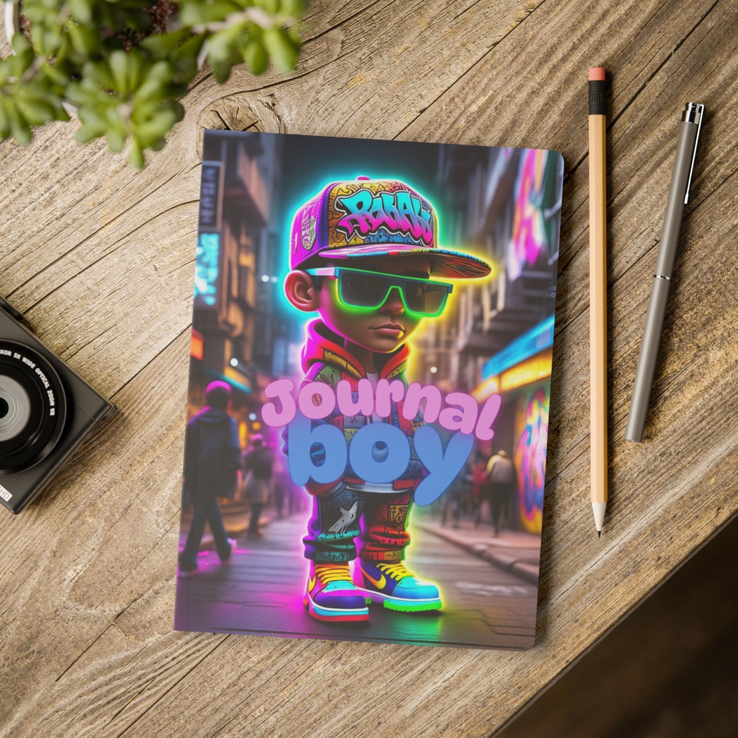 Urban Style Journal Book for Boy - Softcover Journal