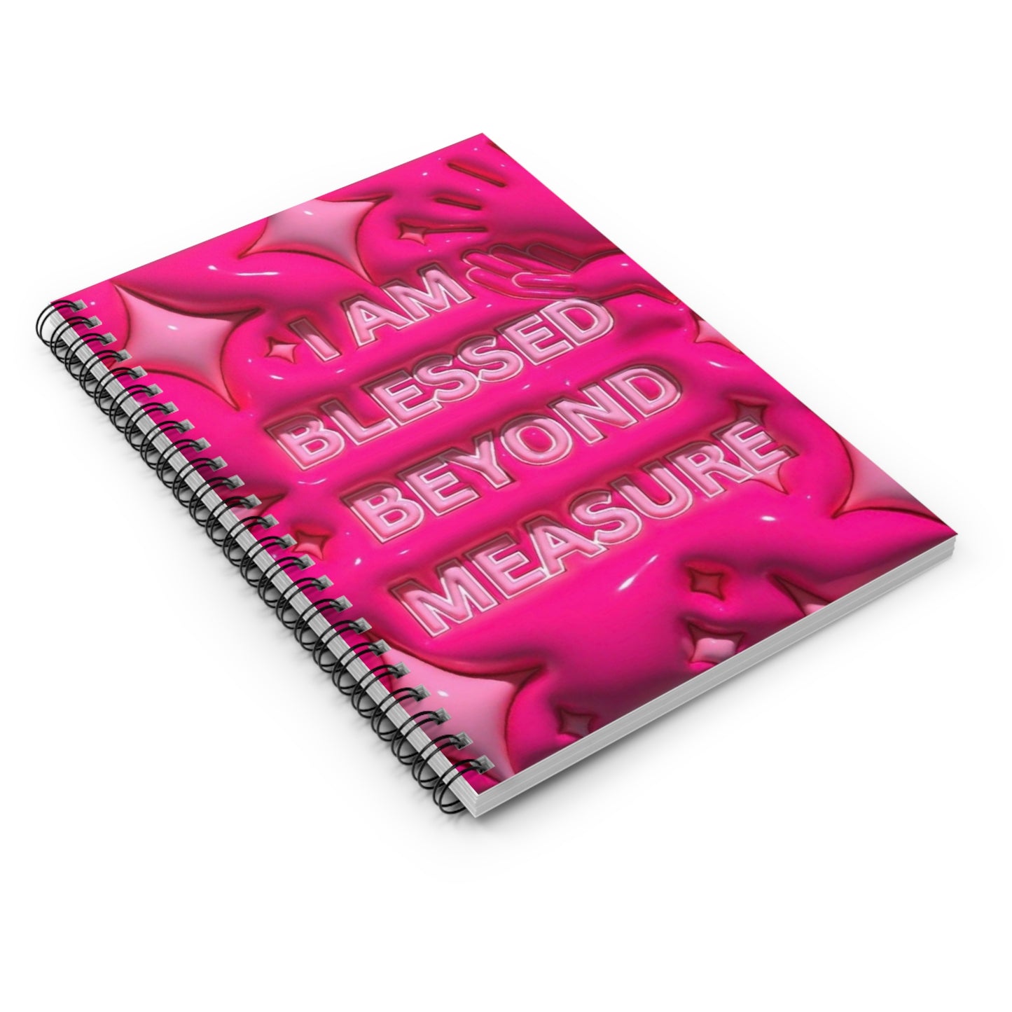 Blessed Beyond Measure Spiral Notebook - Perfect for Journaling, Gratitude Lists, Gifts, Daily Planning, Inspirational Writing