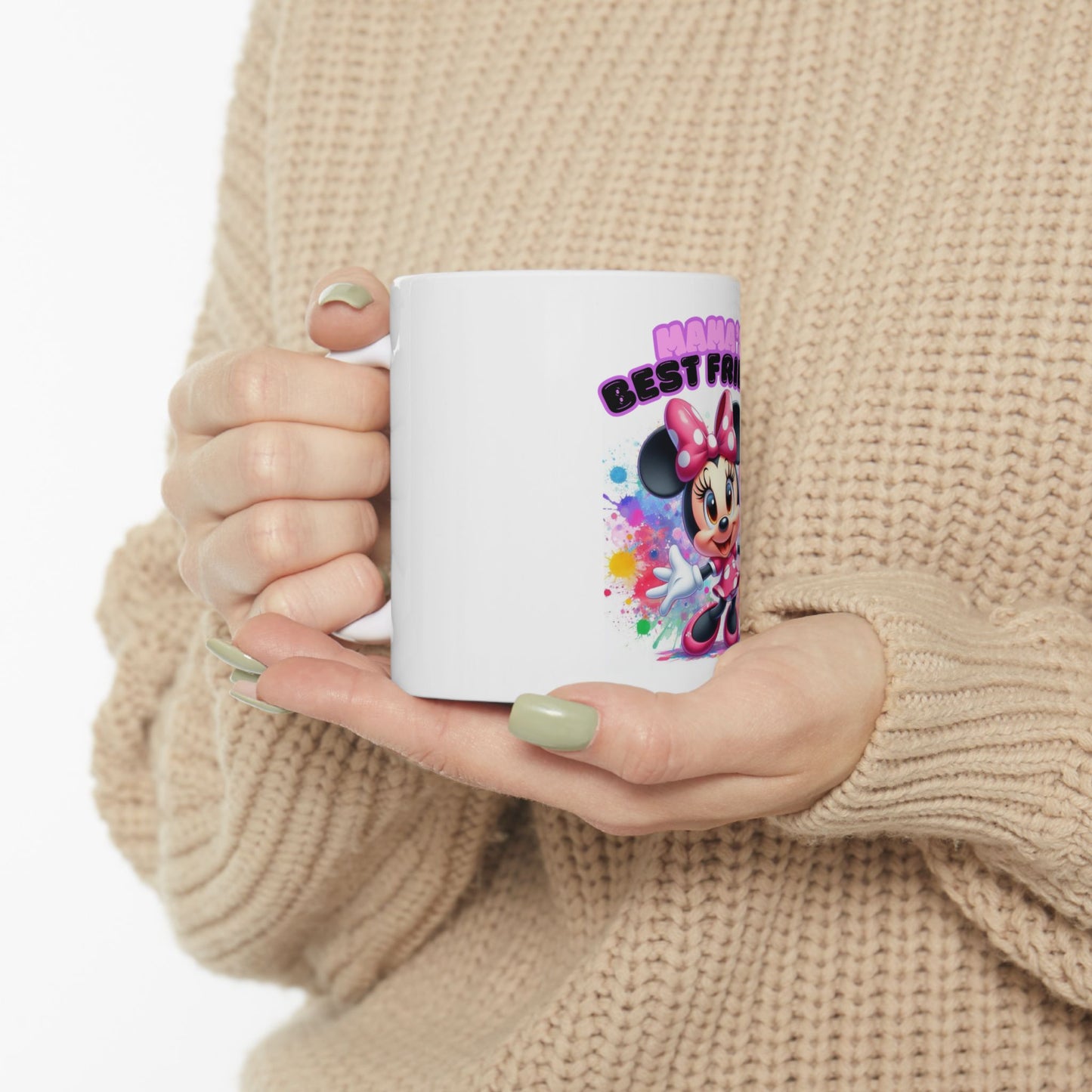 Ceramic Mug - "Mama's Best Friend" Minnie Mouse Design