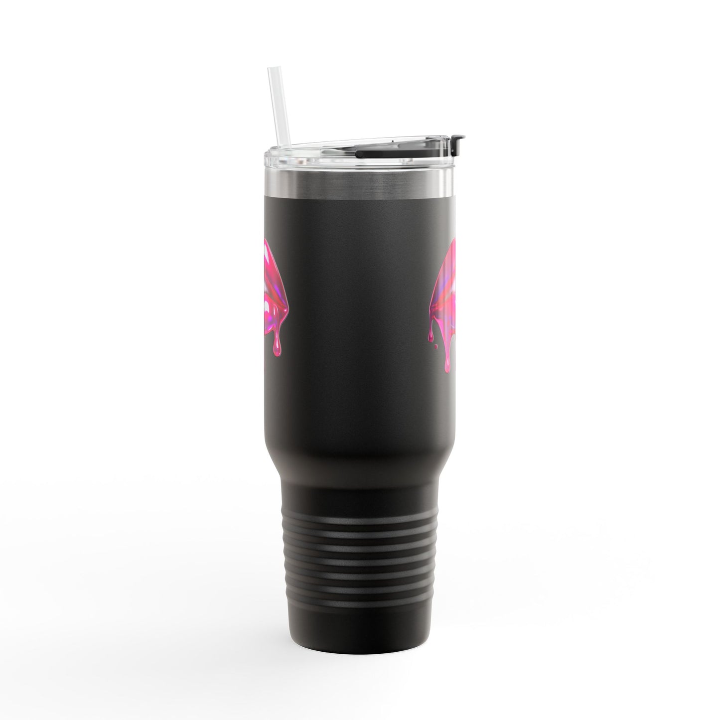 Vibrant Kiss Insulated Travel Tumbler, 40oz