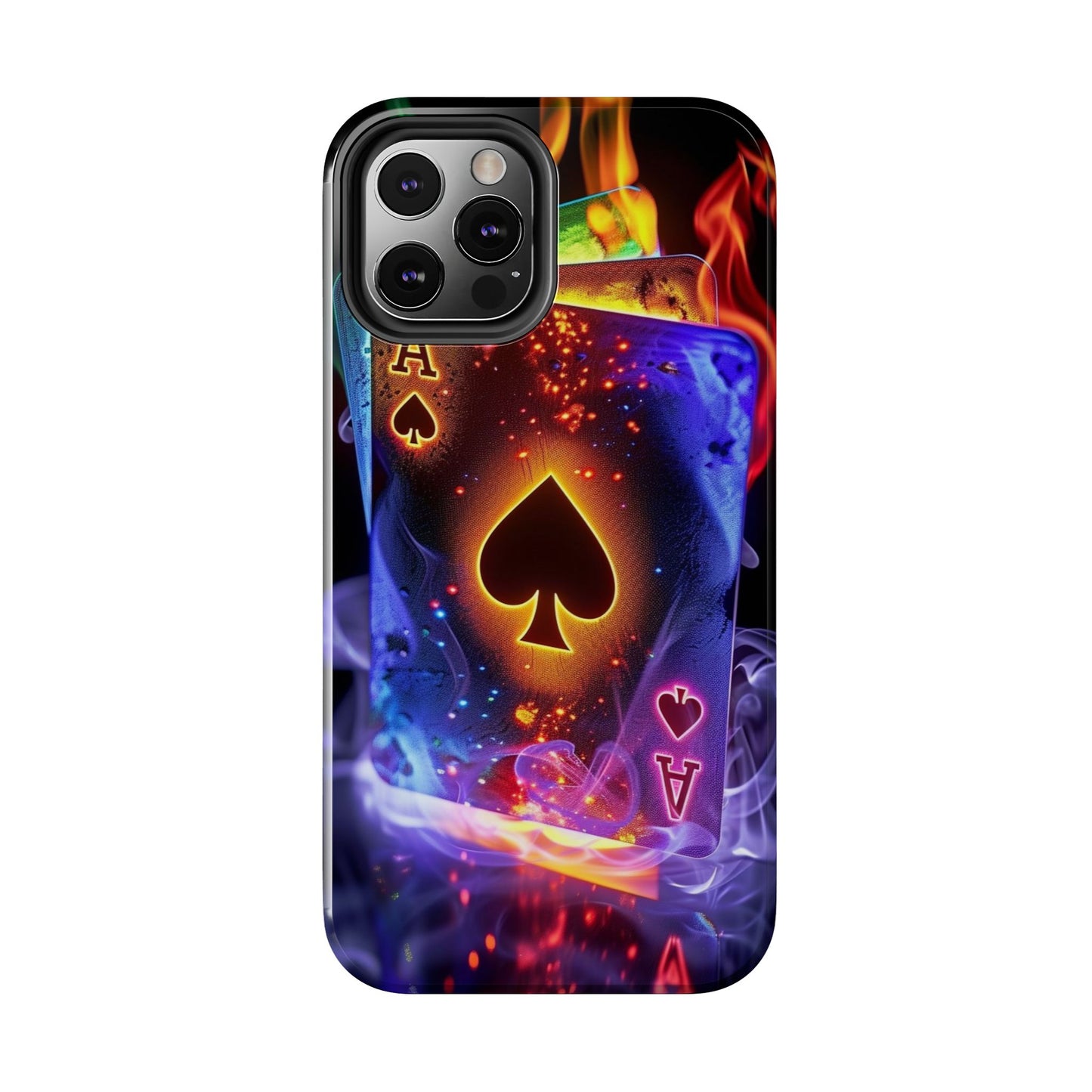 Ace of Spades Tough Phone Cases, Gaming Phone Cover, Gift for Gamers, Protective Case, Stylish Phone Accessory, Unique Phone Case | Iphone case