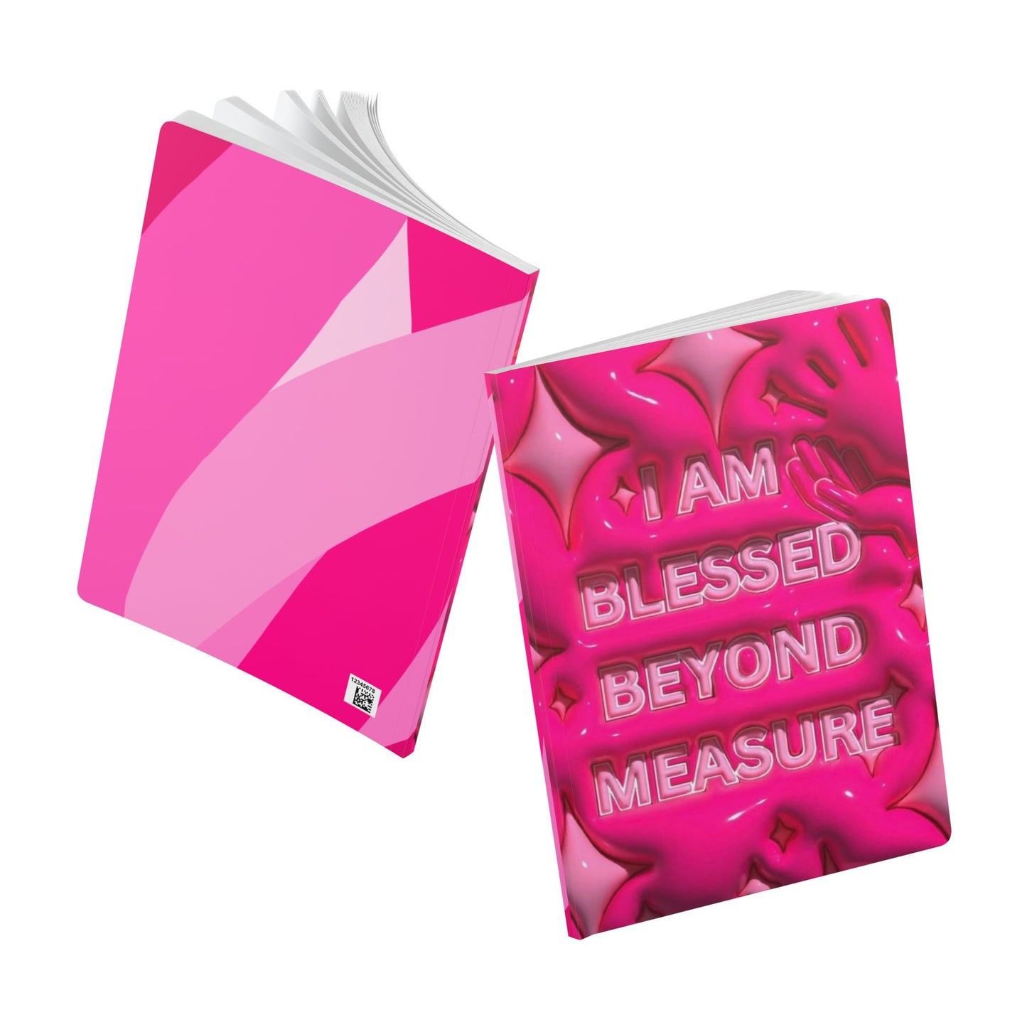 Blessed Beyond Measure Softcover Journal | Inspirational Notebook, Gratitude Journal, Gift for Her, Self-Care Essentials, Motivational Diary
