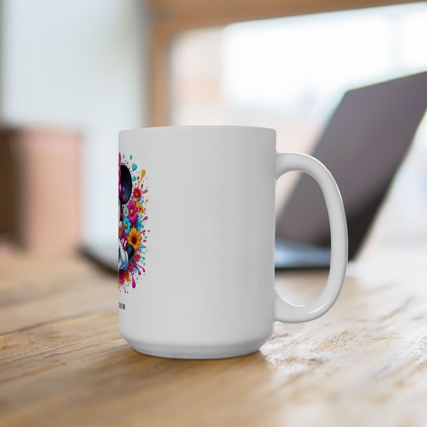 Colorful Minnie Mouse Ceramic Mug