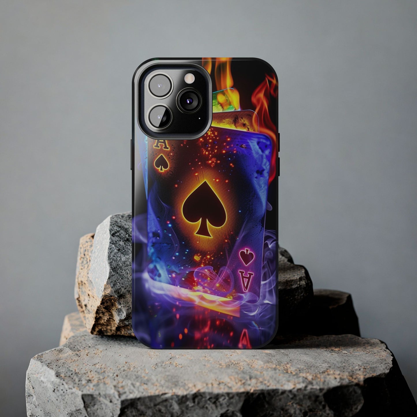 Ace of Spades Tough Phone Cases, Gaming Phone Cover, Gift for Gamers, Protective Case, Stylish Phone Accessory, Unique Phone Case | Iphone case