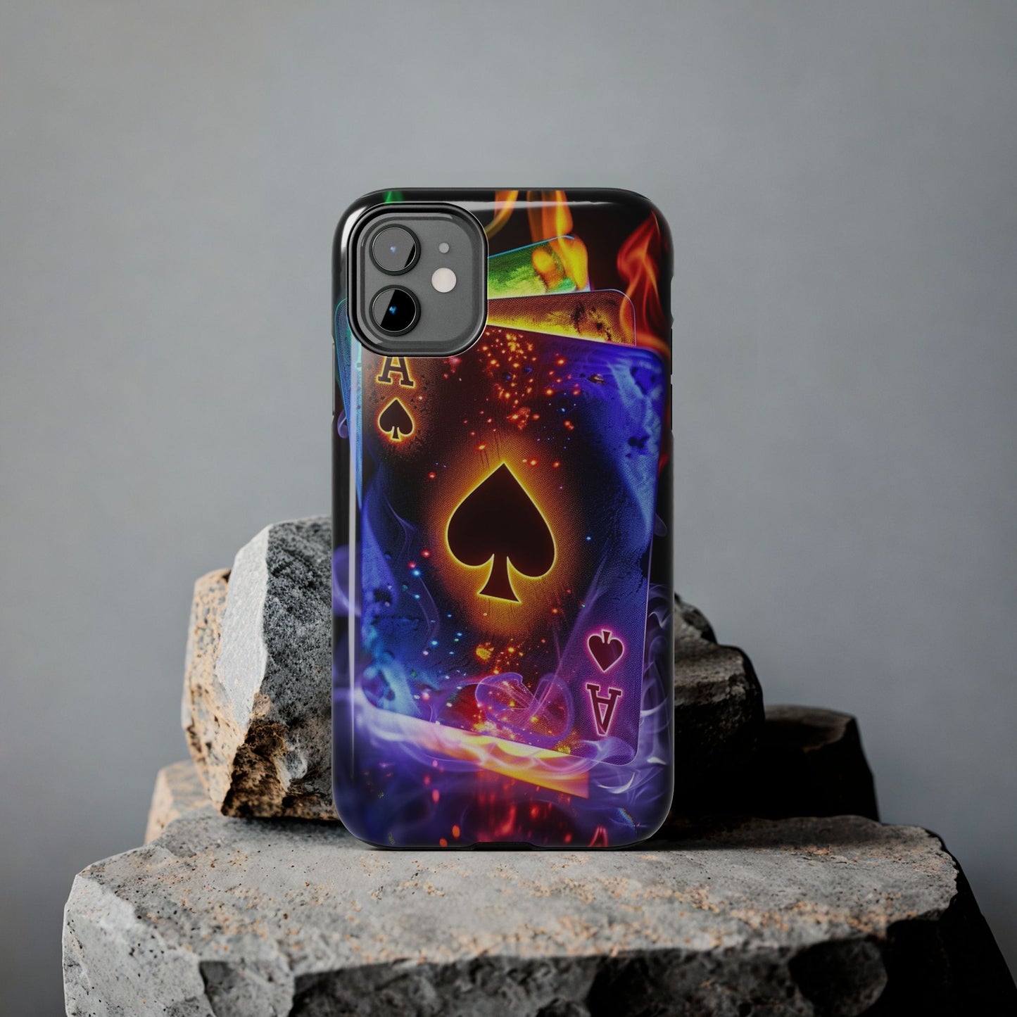 Ace of Spades Tough Phone Cases, Gaming Phone Cover, Gift for Gamers, Protective Case, Stylish Phone Accessory, Unique Phone Case | Iphone case