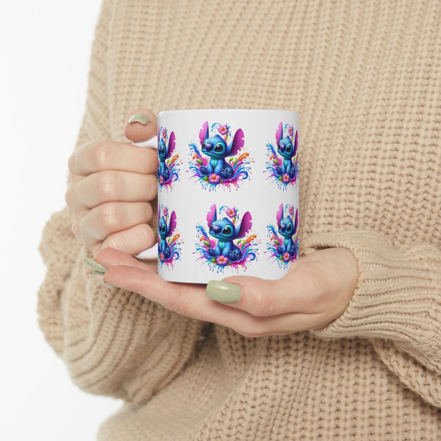 Colorful Stitch Ceramic Mug