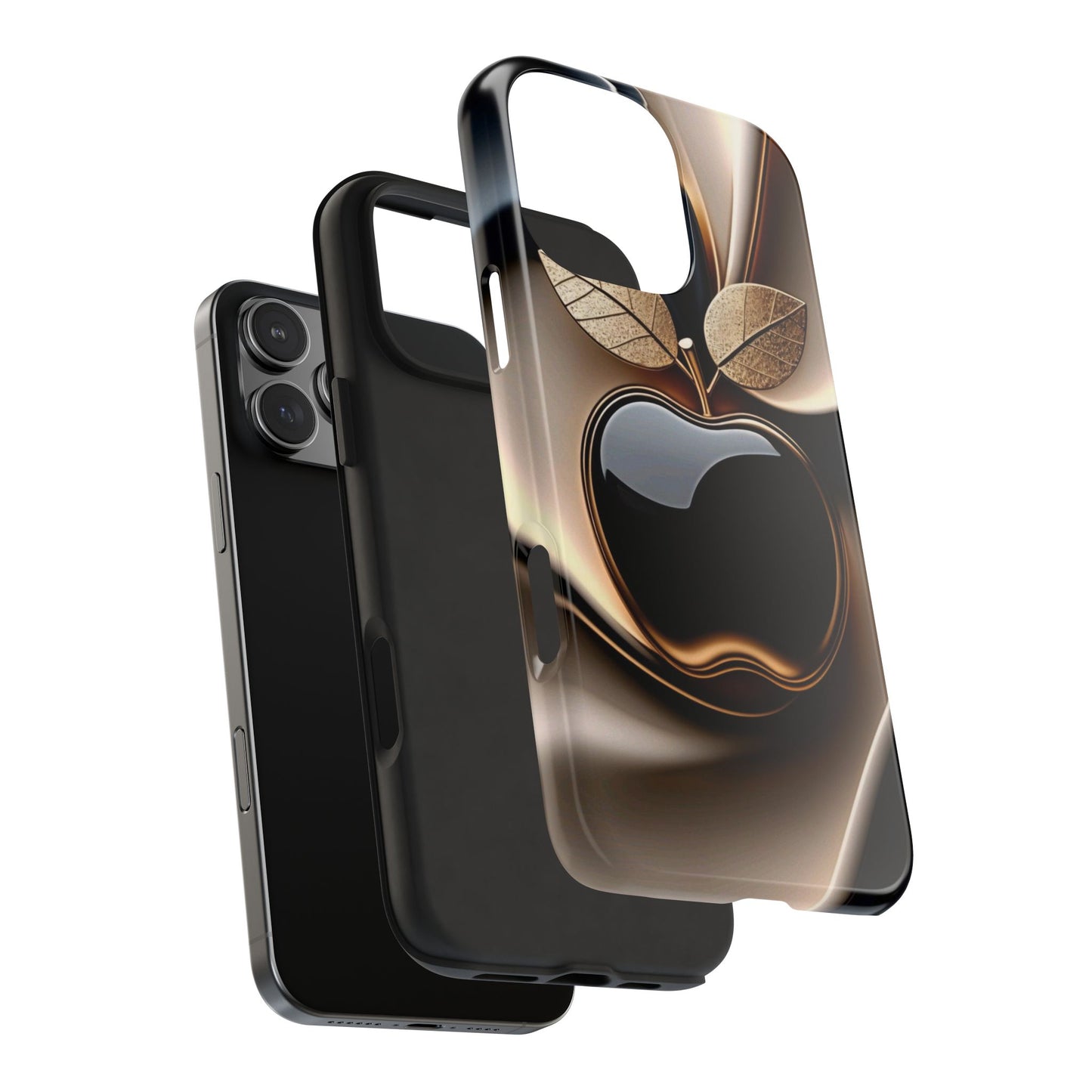 Sleek Apple-Inspired Tough Phone Cases, Stylish Smartphone Protection, Gift for Tech Lovers, Unique Phone Accessories | Iphone case