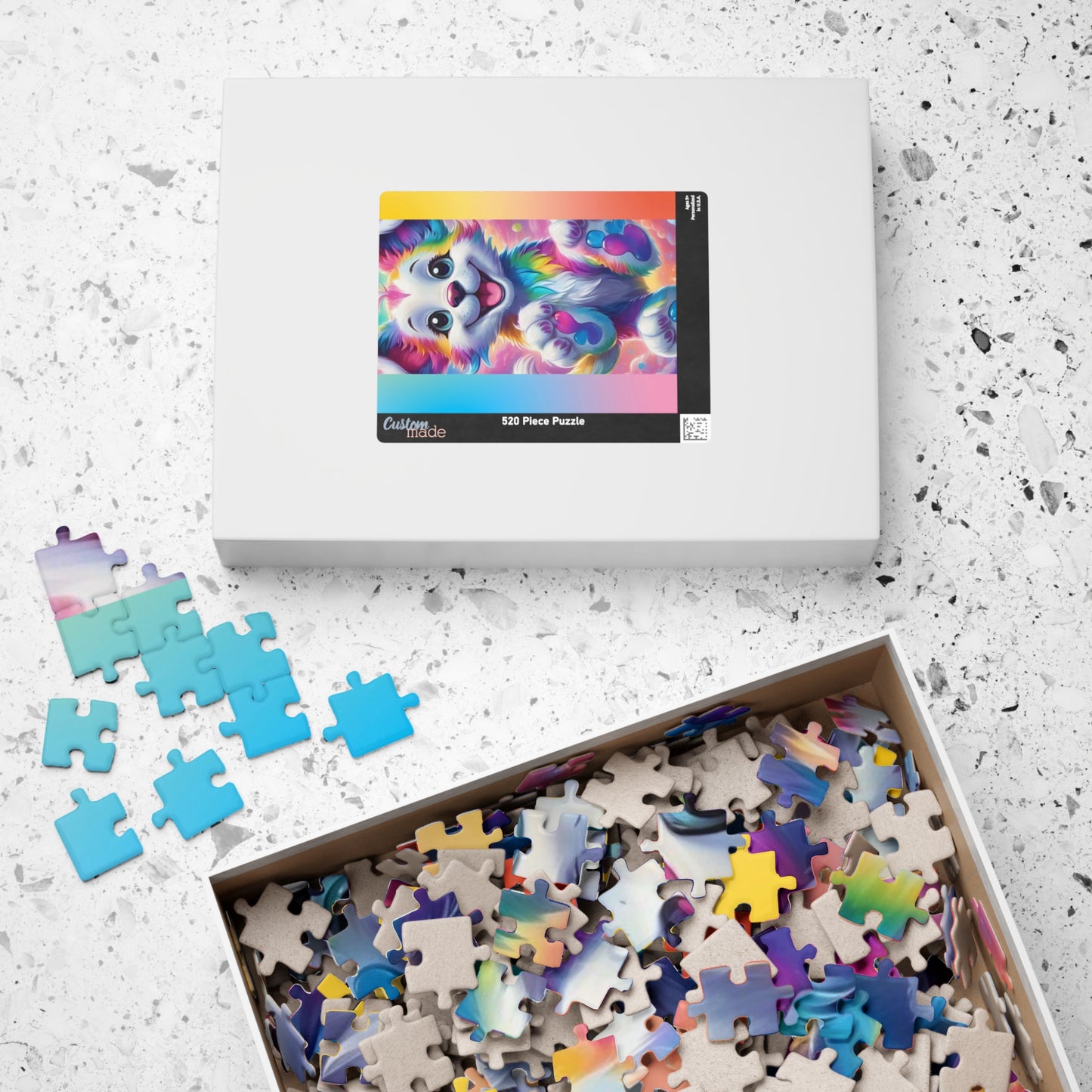 Colorful Animal Puzzle for Kids & Adults, Vibrant Jigsaw Fun, Perfect Gift for Family Game Night, Birthday, Holidays