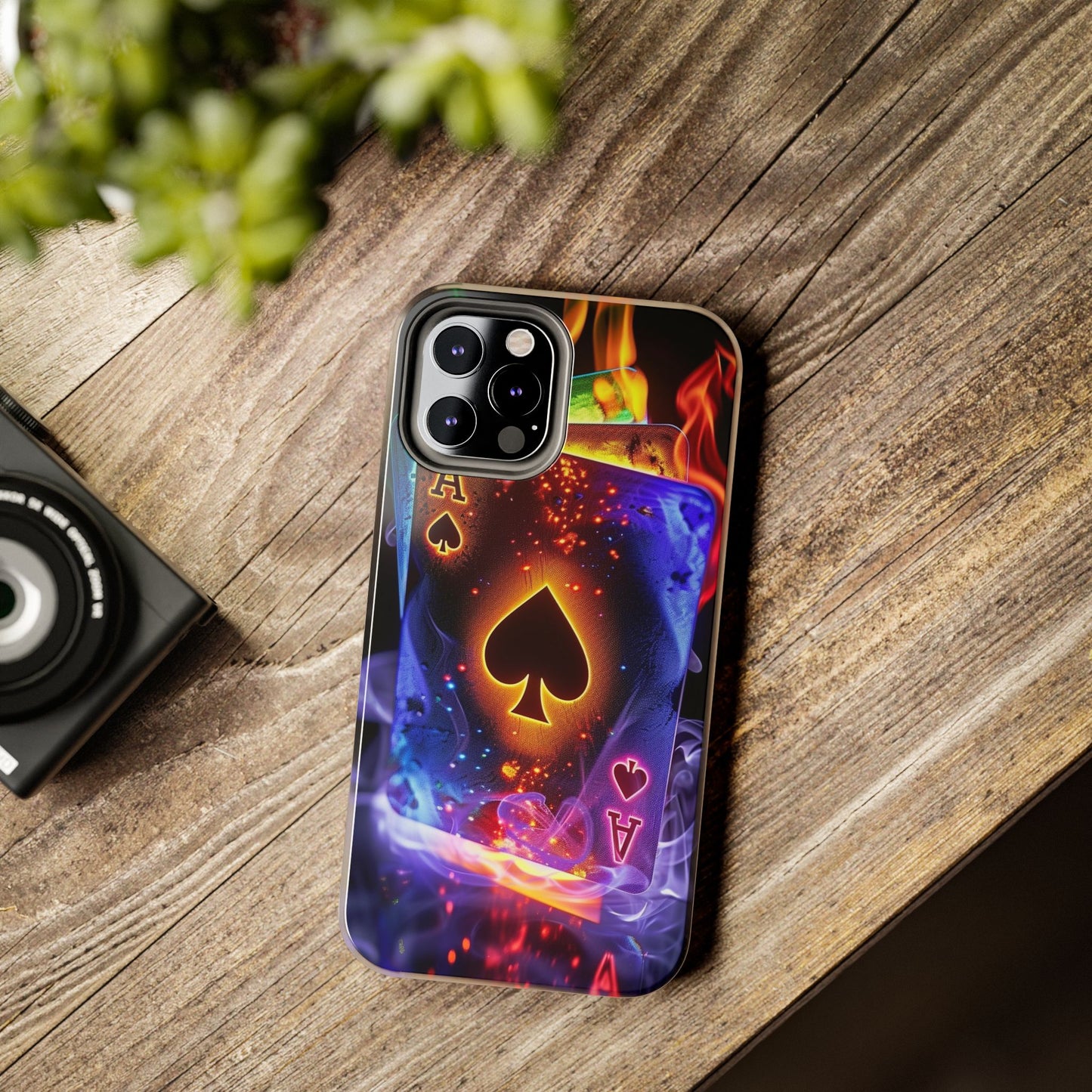Ace of Spades Tough Phone Cases, Gaming Phone Cover, Gift for Gamers, Protective Case, Stylish Phone Accessory, Unique Phone Case | Iphone case