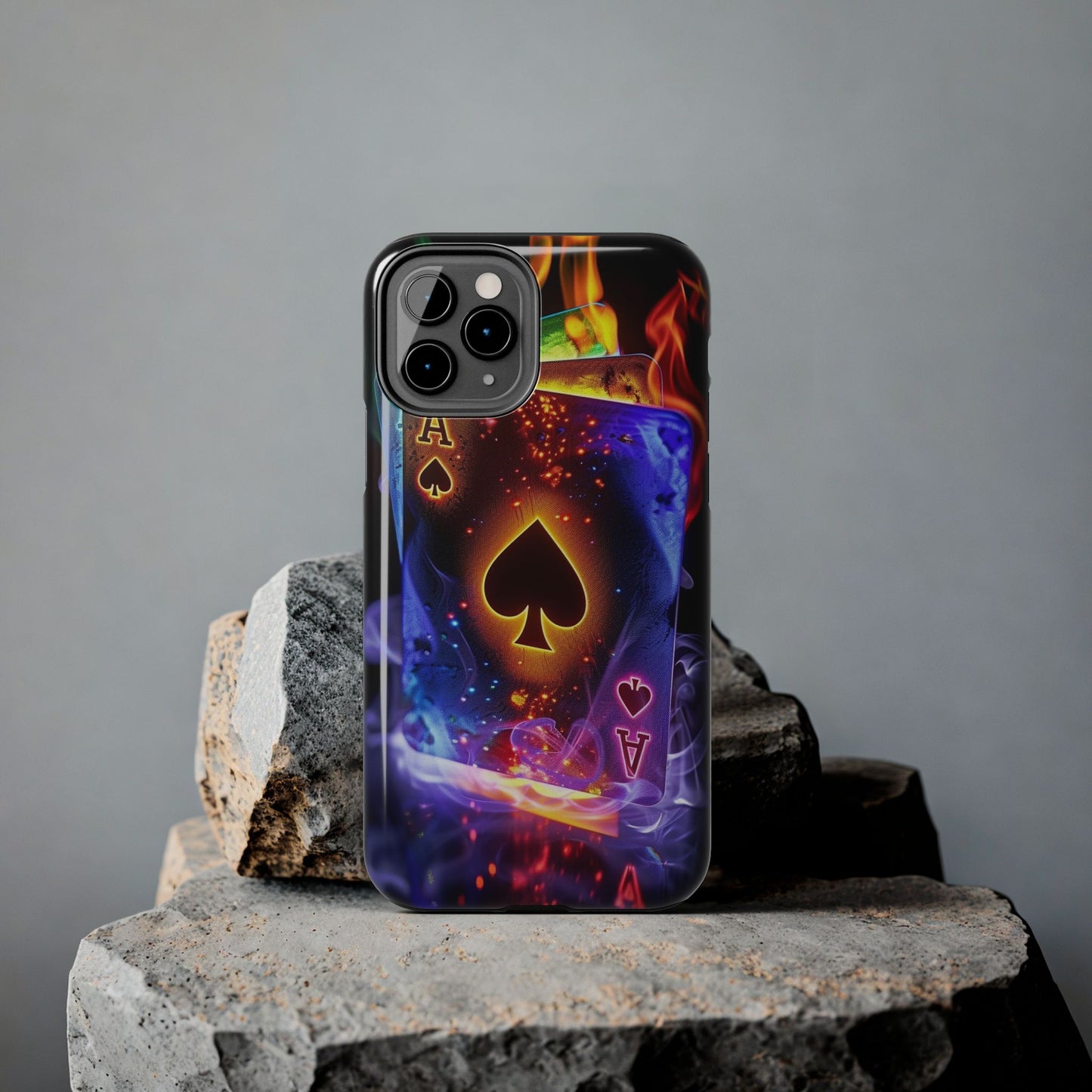 Ace of Spades Tough Phone Cases, Gaming Phone Cover, Gift for Gamers, Protective Case, Stylish Phone Accessory, Unique Phone Case | Iphone case