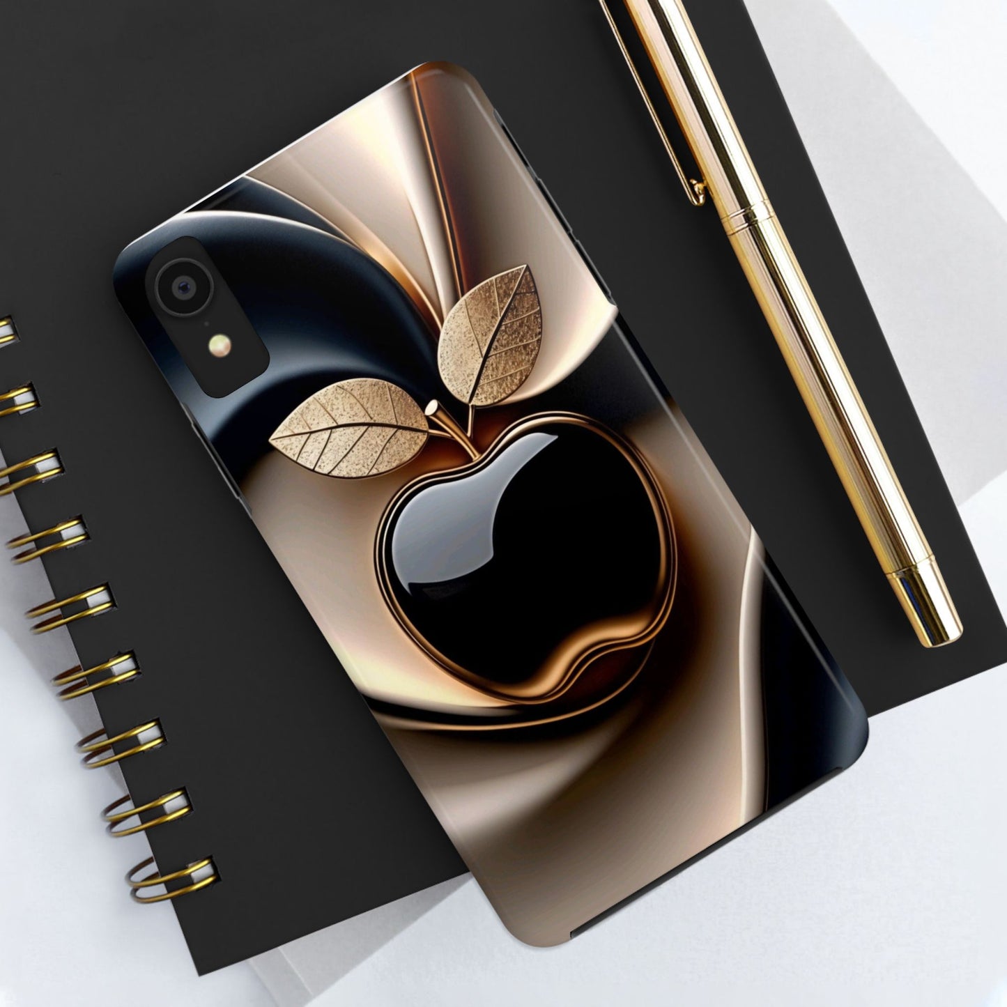 Sleek Apple-Inspired Tough Phone Cases, Stylish Smartphone Protection, Gift for Tech Lovers, Unique Phone Accessories | Iphone case
