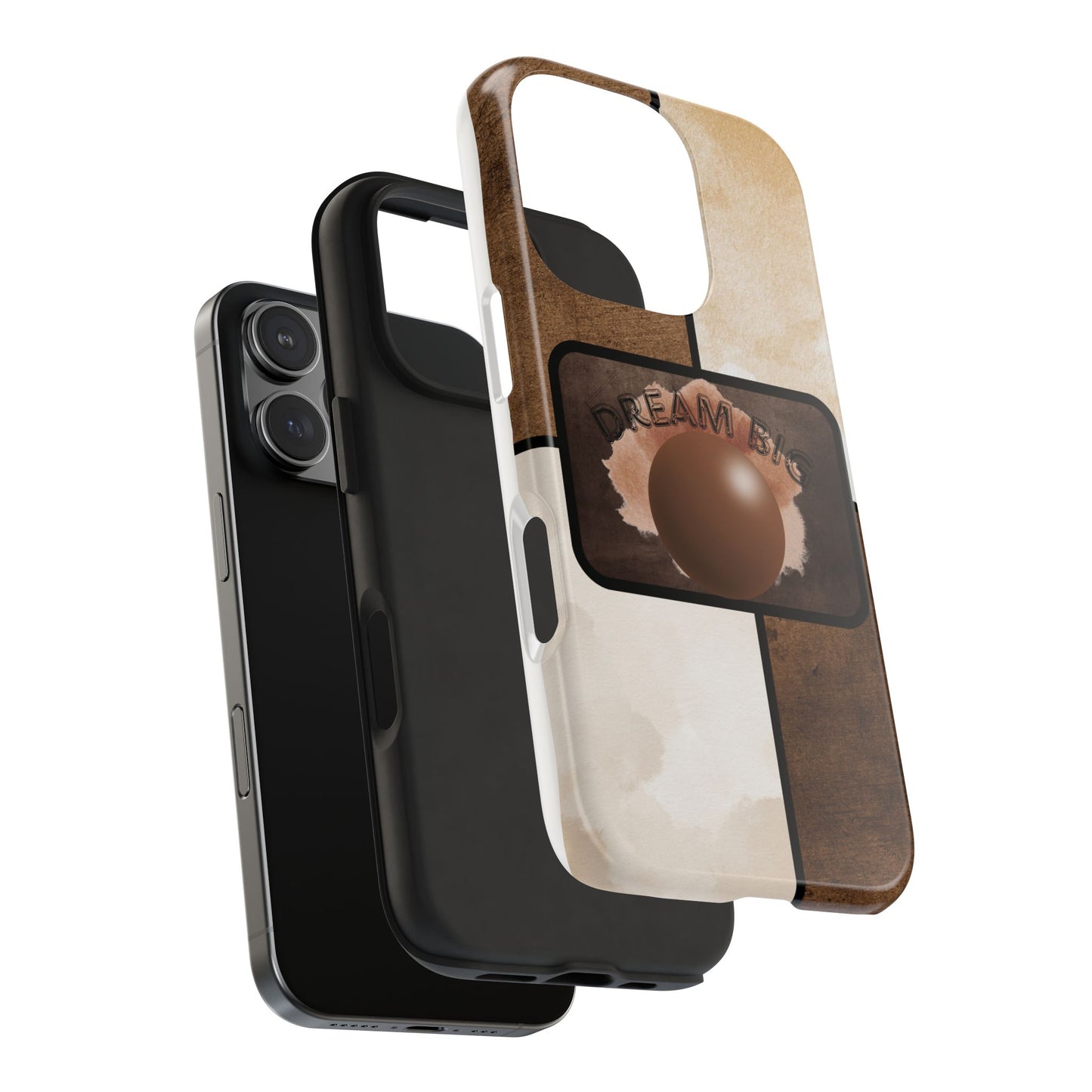 Dream Big Tough Phone Cases, Inspirational Gifts, Motivational Phone Cover, Durable Cases for Daily Use, Unique Phone Accessories