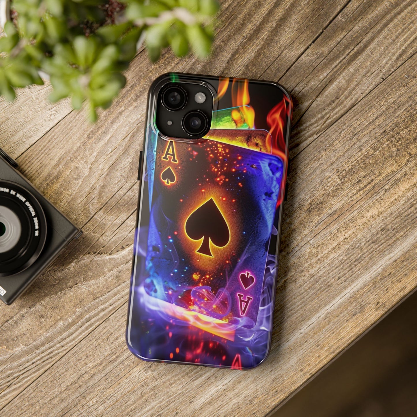 Ace of Spades Tough Phone Cases, Gaming Phone Cover, Gift for Gamers, Protective Case, Stylish Phone Accessory, Unique Phone Case | Iphone case