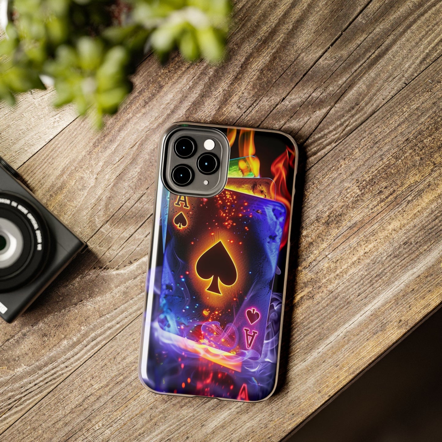 Ace of Spades Tough Phone Cases, Gaming Phone Cover, Gift for Gamers, Protective Case, Stylish Phone Accessory, Unique Phone Case | Iphone case