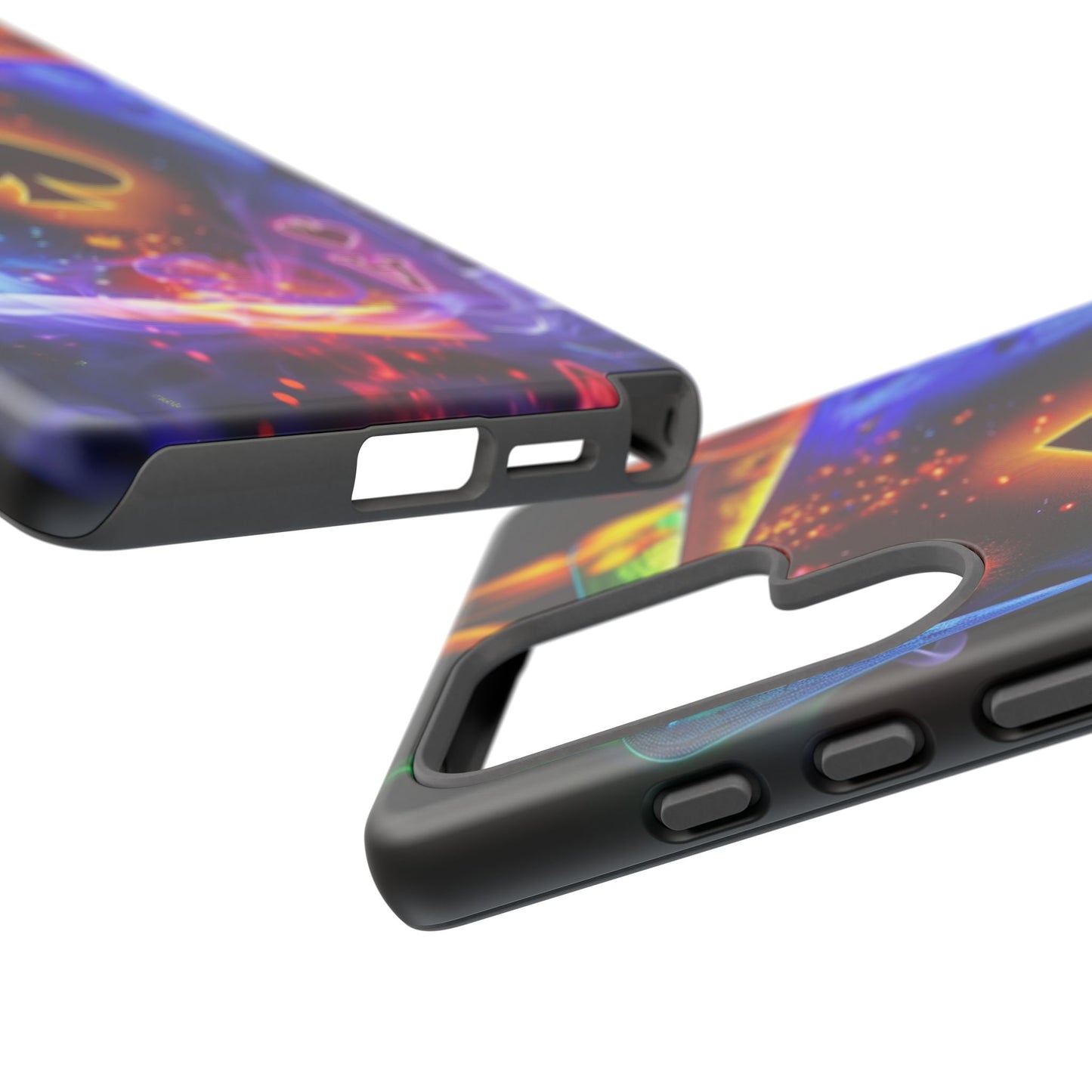 Vibrant Phone Case with Ace of Spades Design, Tough Phone Cover, Colorful Gift for Gamer| Samsung Case