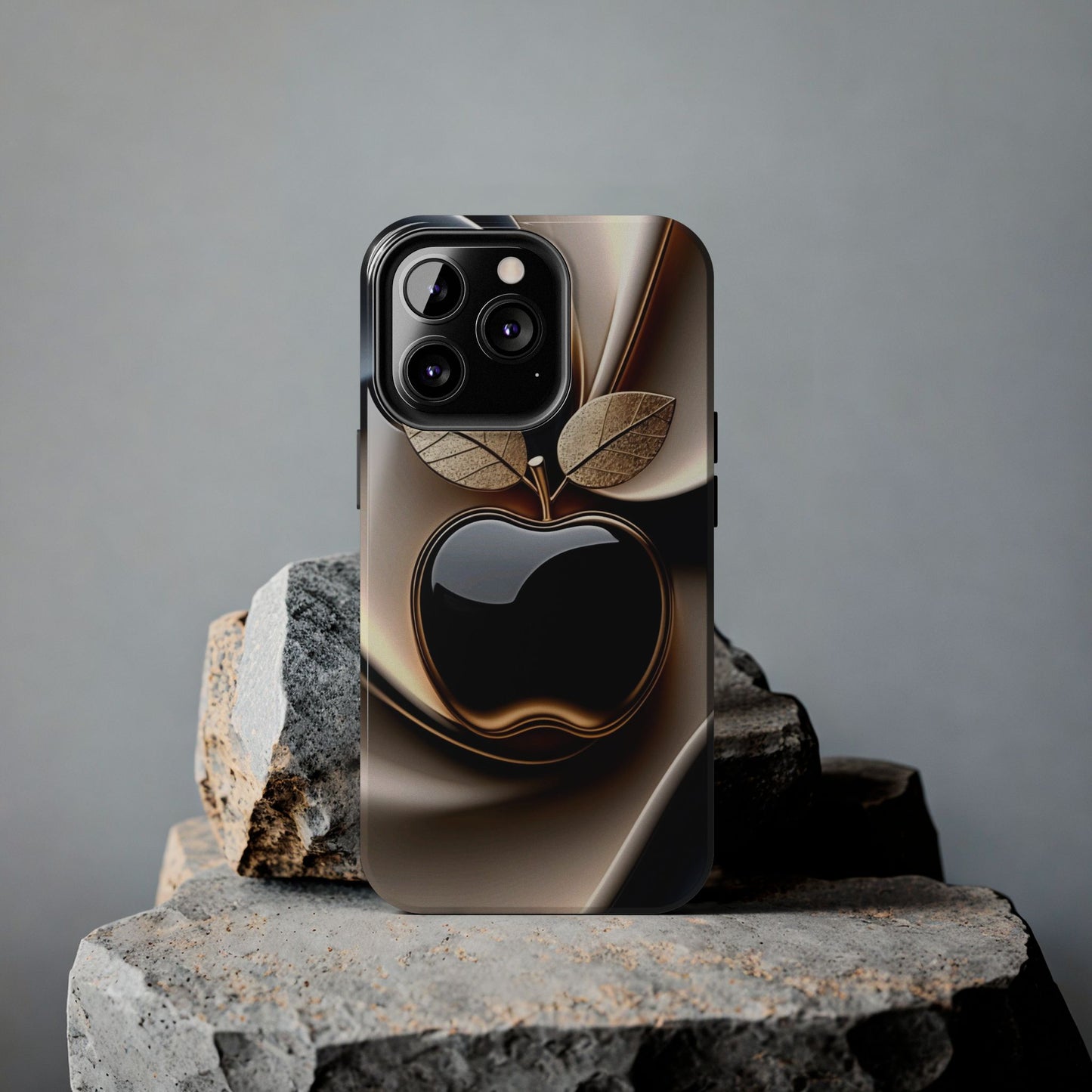 Sleek Apple-Inspired Tough Phone Cases, Stylish Smartphone Protection, Gift for Tech Lovers, Unique Phone Accessories | Iphone case