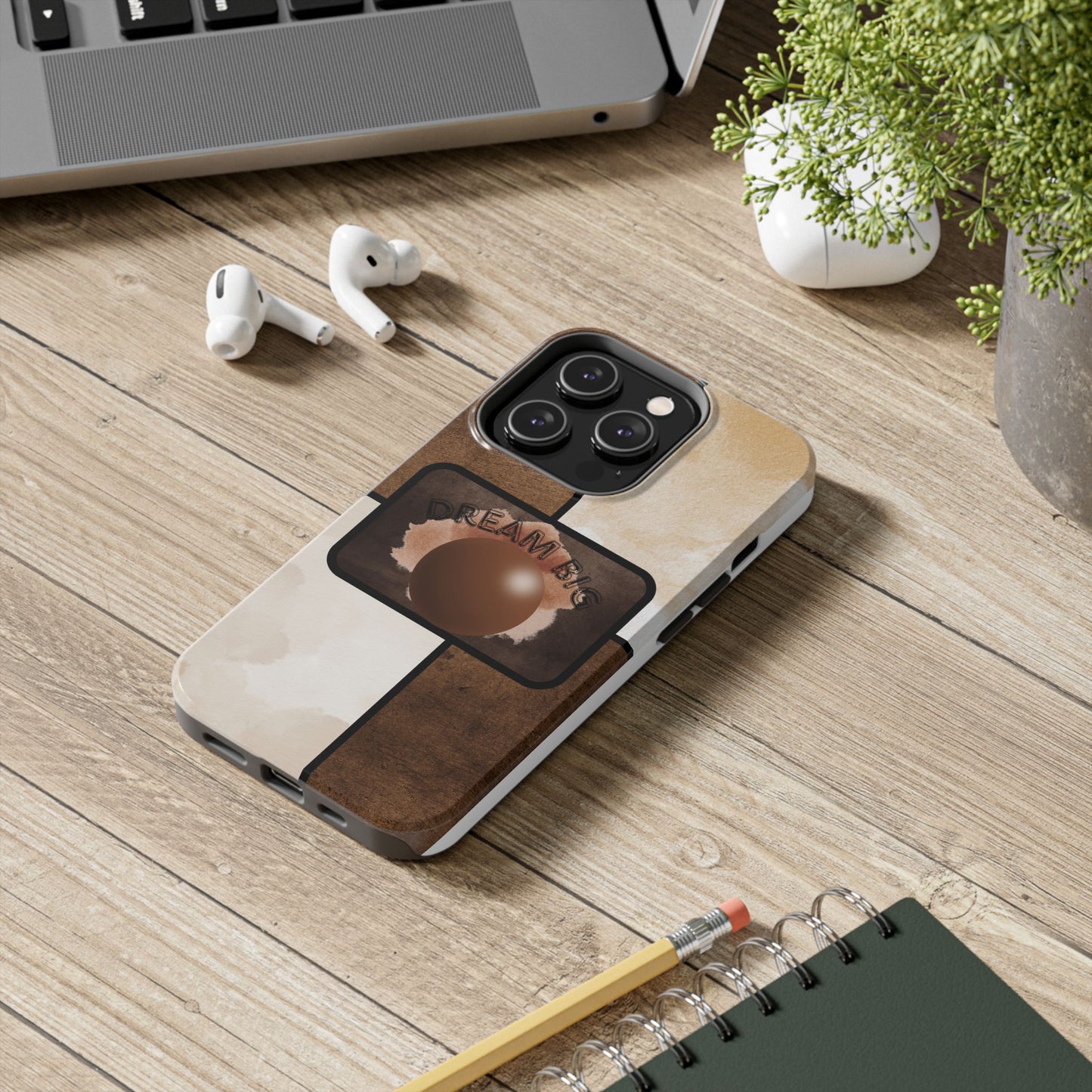 Dream Big Tough Phone Cases, Inspirational Gifts, Motivational Phone Cover, Durable Cases for Daily Use, Unique Phone Accessories