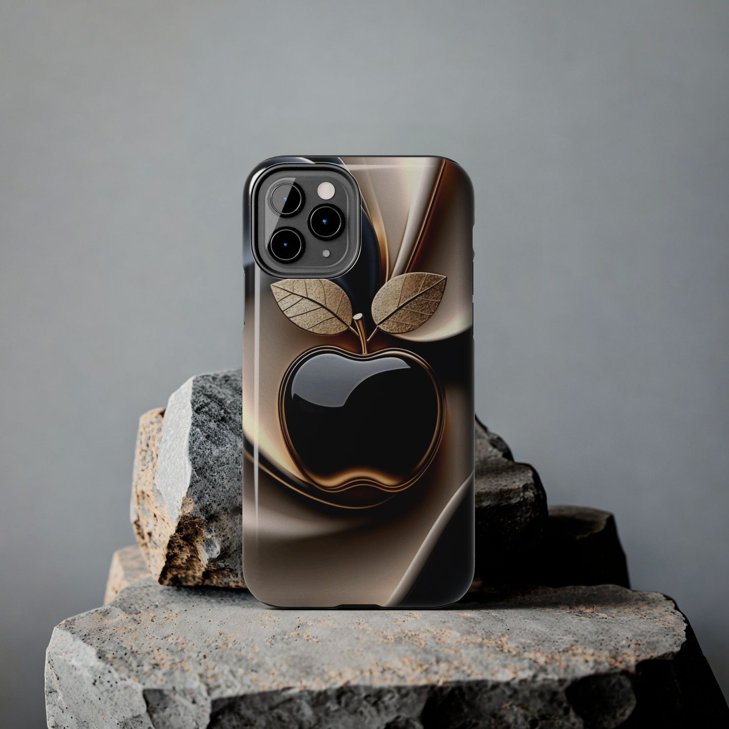 Sleek Apple-Inspired Tough Phone Cases, Stylish Smartphone Protection, Gift for Tech Lovers, Unique Phone Accessories | Iphone case