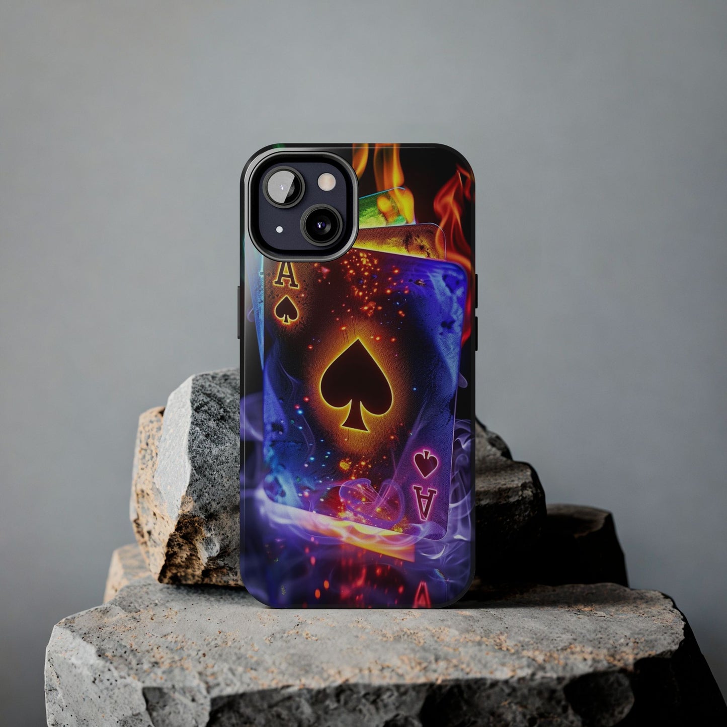 Ace of Spades Tough Phone Cases, Gaming Phone Cover, Gift for Gamers, Protective Case, Stylish Phone Accessory, Unique Phone Case | Iphone case