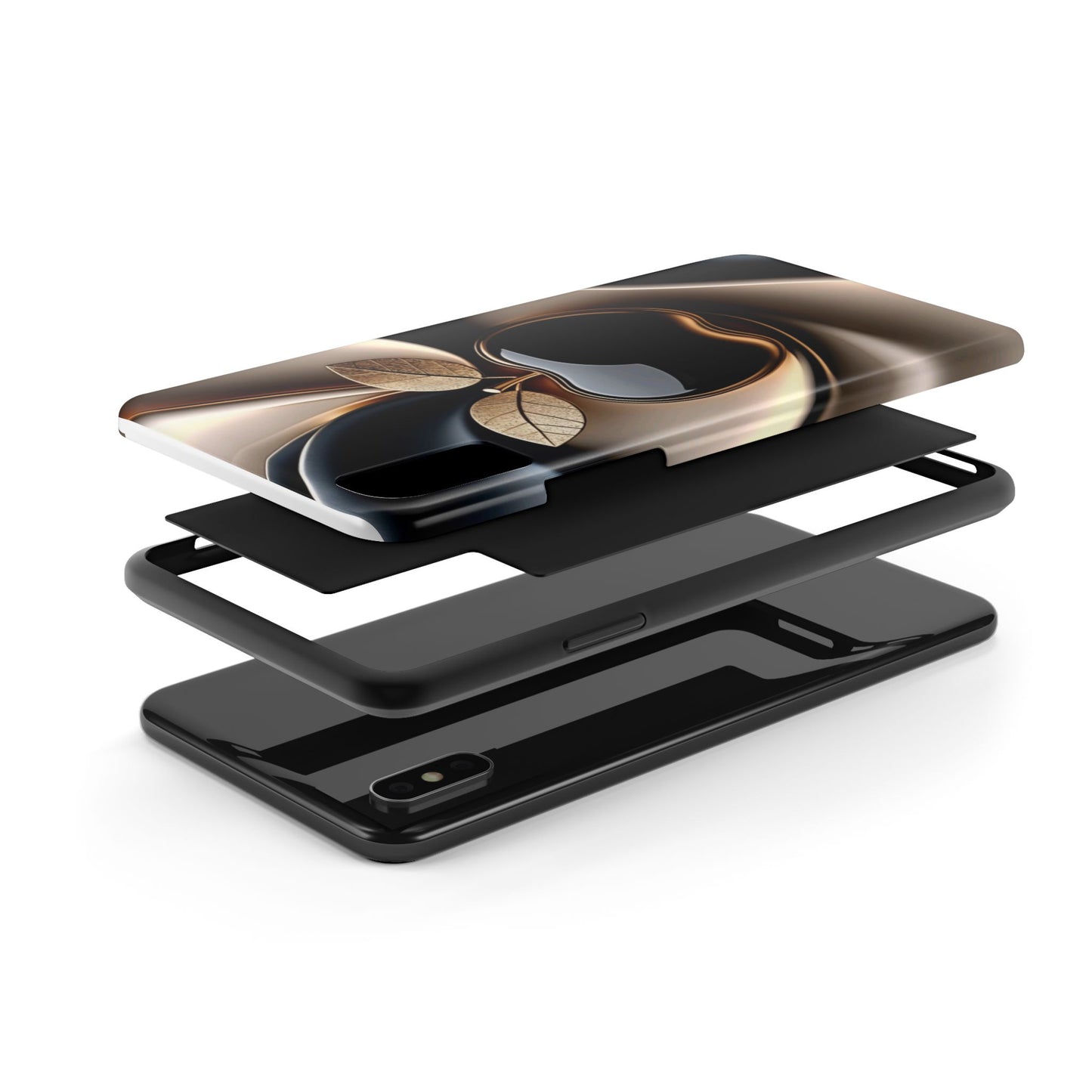 Sleek Apple-Inspired Tough Phone Cases, Stylish Smartphone Protection, Gift for Tech Lovers, Unique Phone Accessories | Iphone case