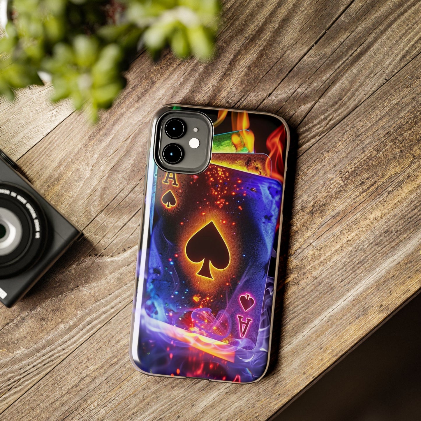 Ace of Spades Tough Phone Cases, Gaming Phone Cover, Gift for Gamers, Protective Case, Stylish Phone Accessory, Unique Phone Case | Iphone case