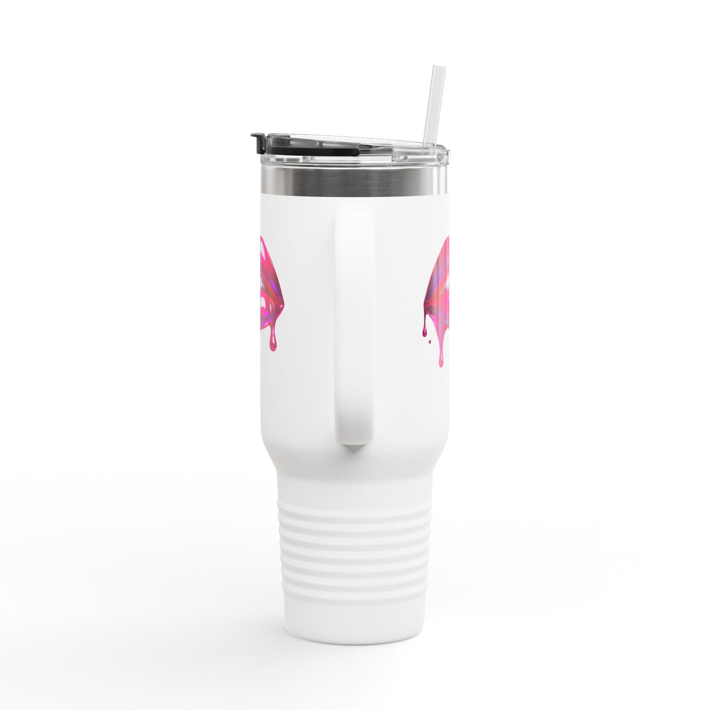 Vibrant Kiss Insulated Travel Tumbler, 40oz