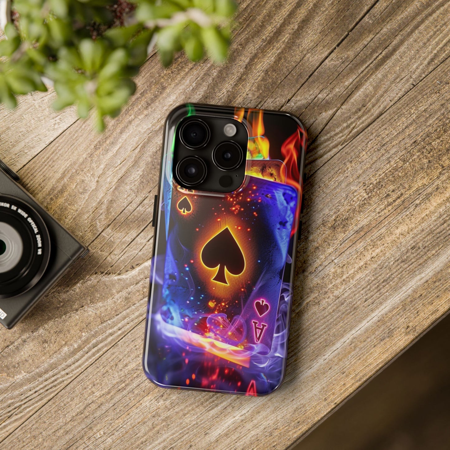 Ace of Spades Tough Phone Cases, Gaming Phone Cover, Gift for Gamers, Protective Case, Stylish Phone Accessory, Unique Phone Case | Iphone case