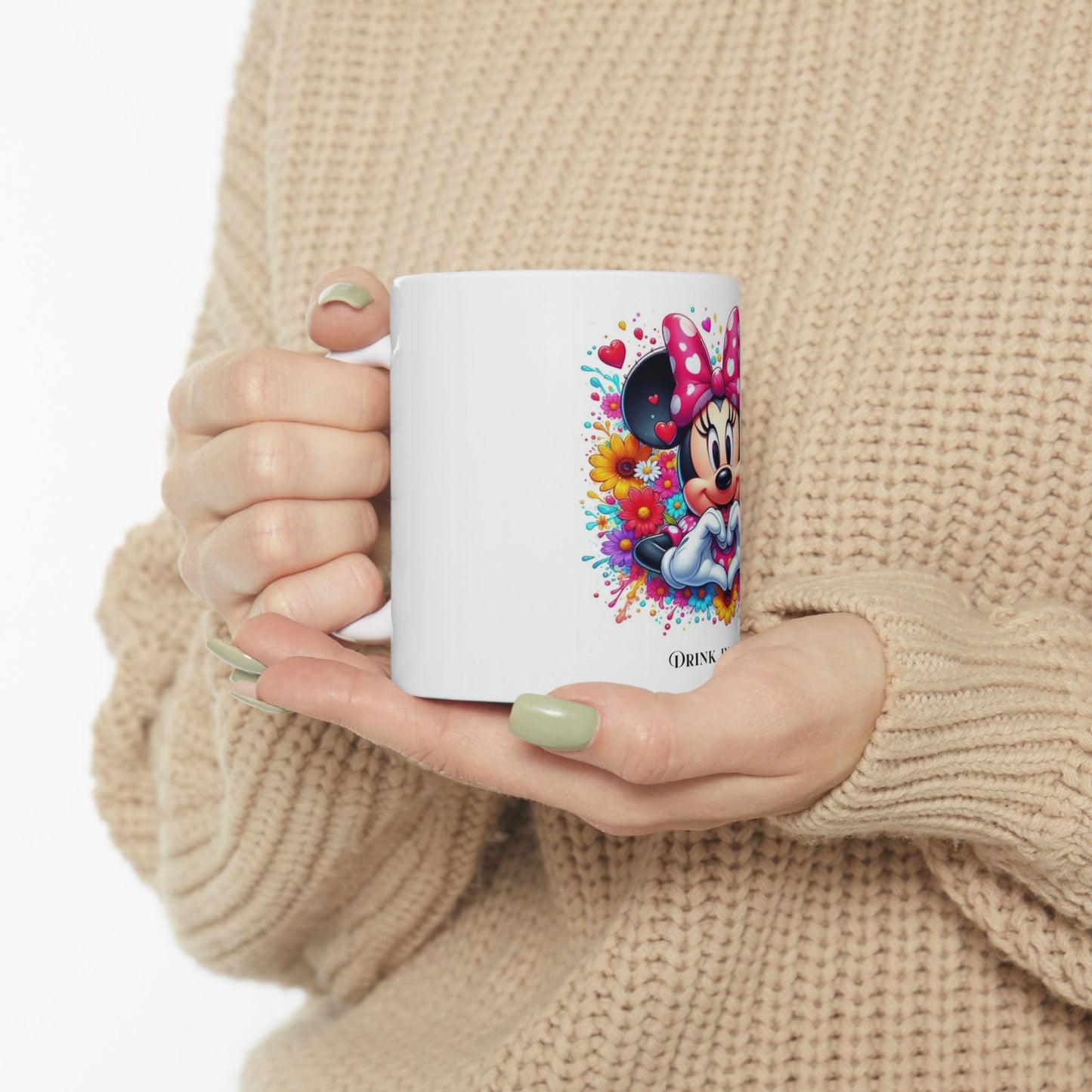 Colorful Minnie Mouse Ceramic Mug