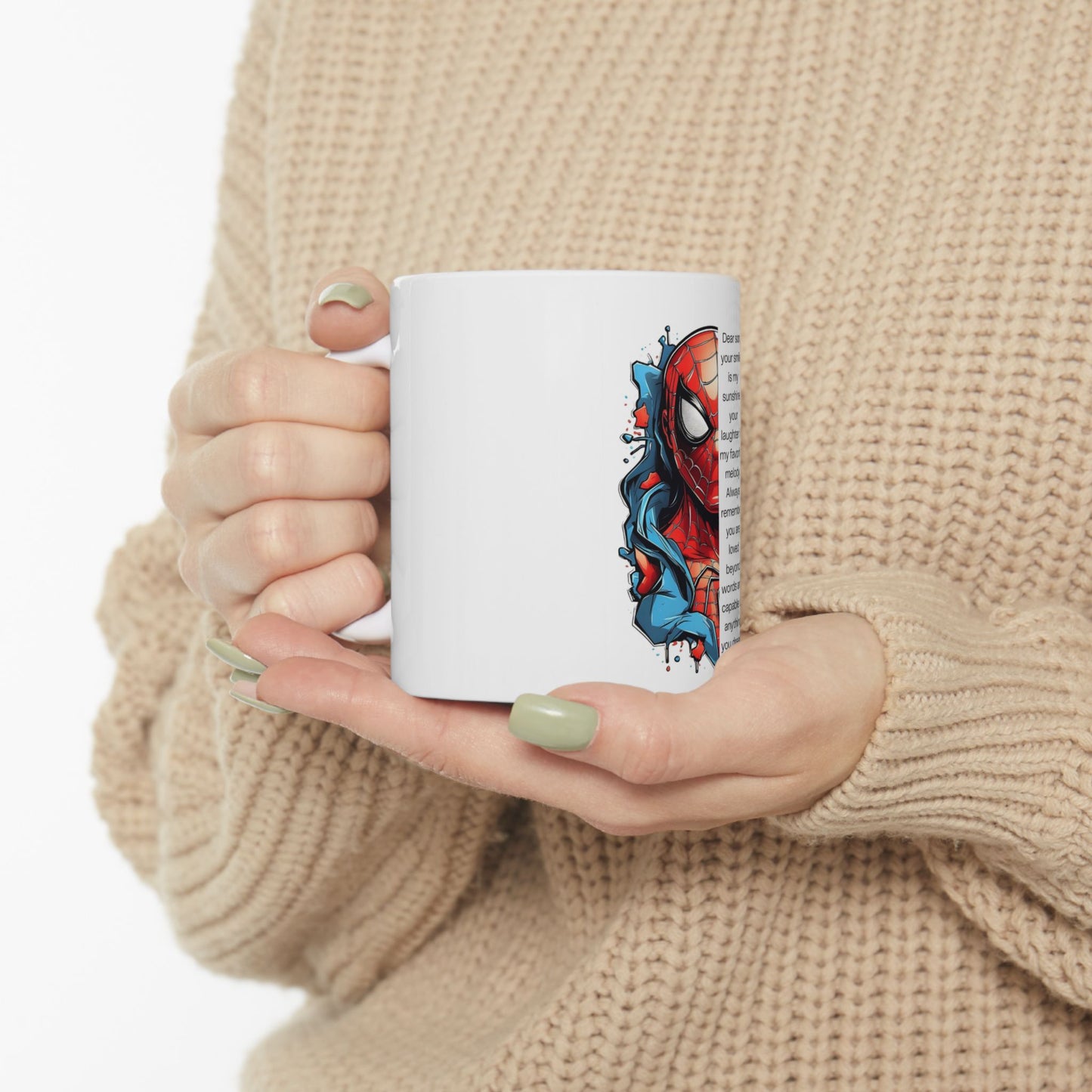Personalized Spider-Man Ceramic Mug