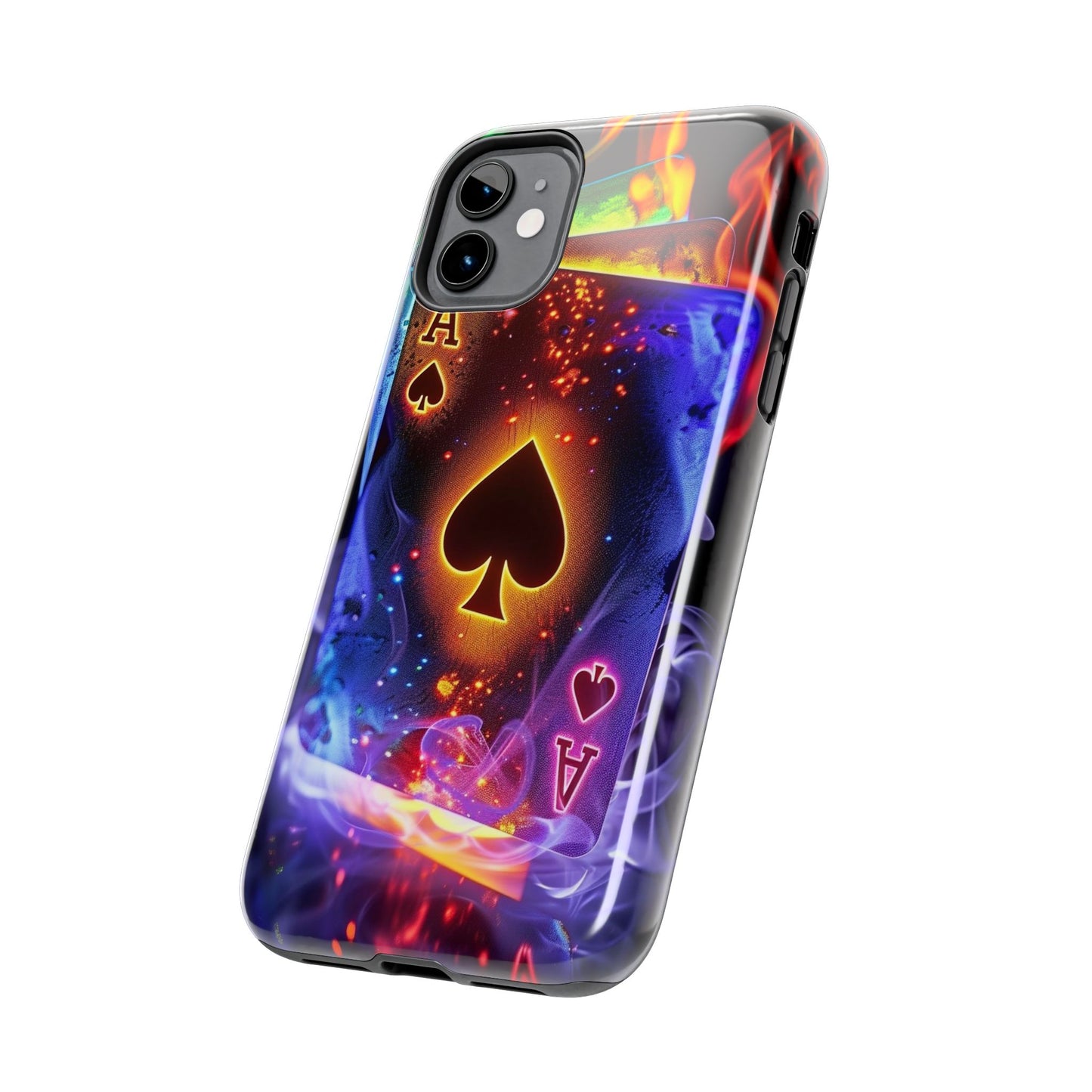 Ace of Spades Tough Phone Cases, Gaming Phone Cover, Gift for Gamers, Protective Case, Stylish Phone Accessory, Unique Phone Case | Iphone case