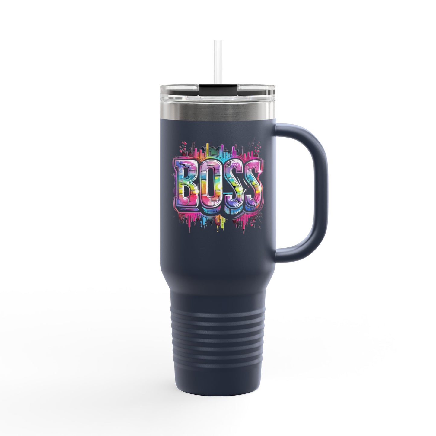 Colorful Boss Insulated Travel Tumbler| 40oz