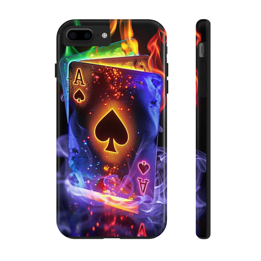 Ace of Spades Tough Phone Cases, Gaming Phone Cover, Gift for Gamers, Protective Case, Stylish Phone Accessory, Unique Phone Case | Iphone case