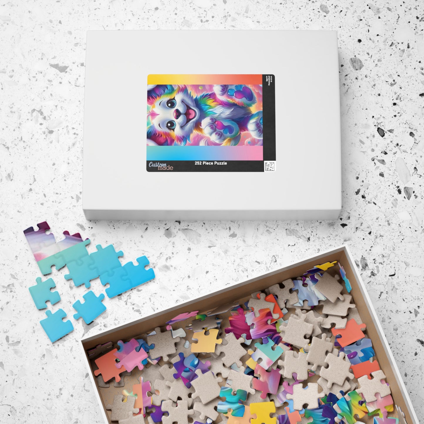Colorful Animal Puzzle for Kids & Adults, Vibrant Jigsaw Fun, Perfect Gift for Family Game Night, Birthday, Holidays
