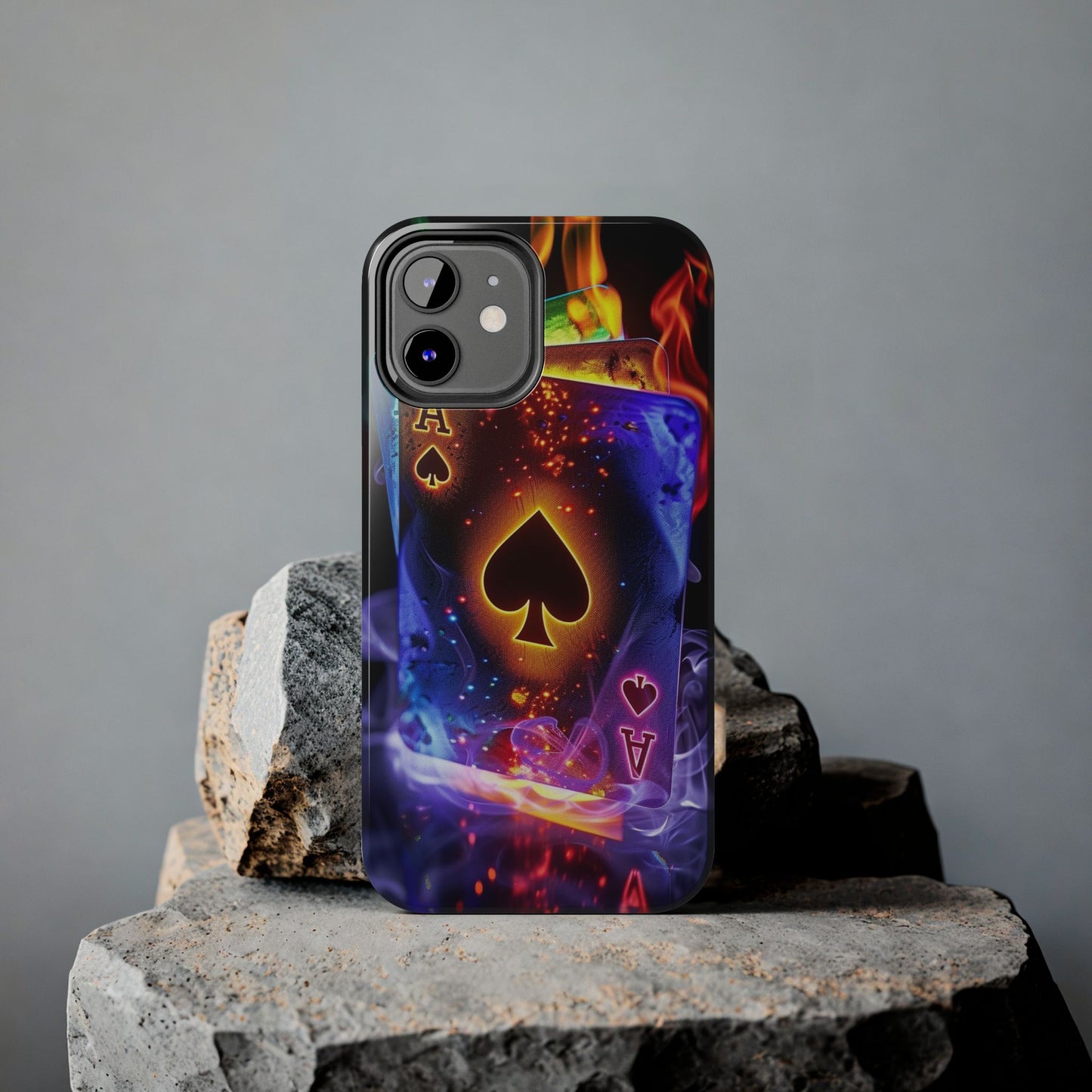 Ace of Spades Tough Phone Cases, Gaming Phone Cover, Gift for Gamers, Protective Case, Stylish Phone Accessory, Unique Phone Case | Iphone case