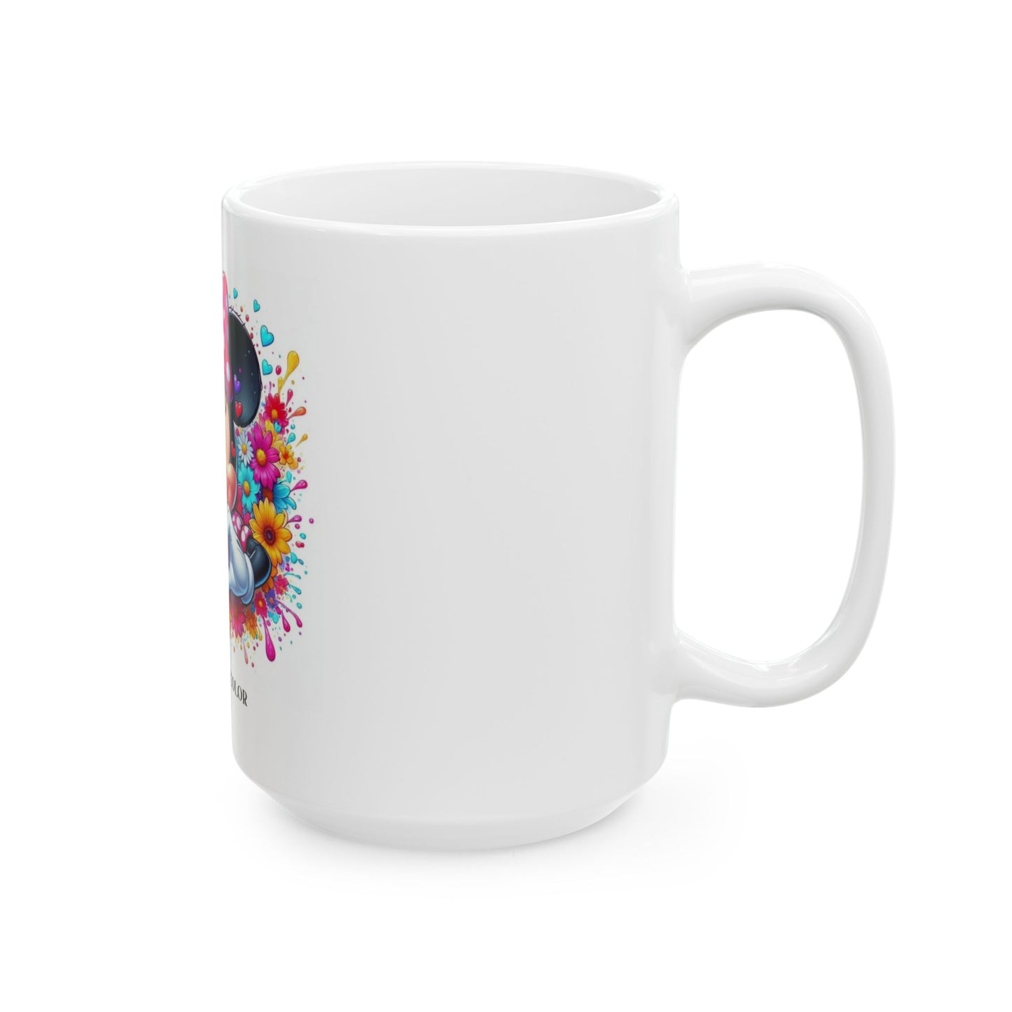 Colorful Minnie Mouse Ceramic Mug