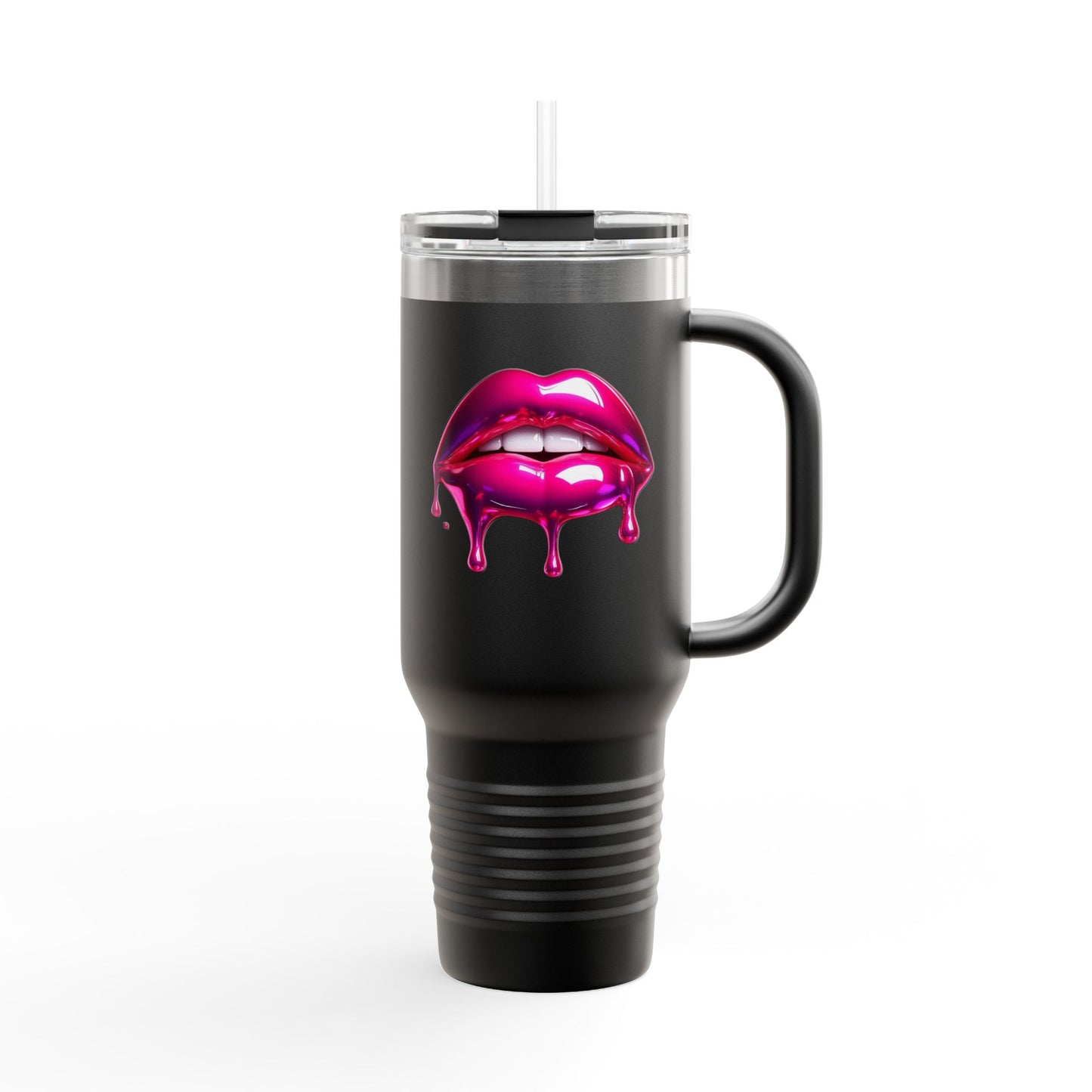 Vibrant Kiss Insulated Travel Tumbler, 40oz