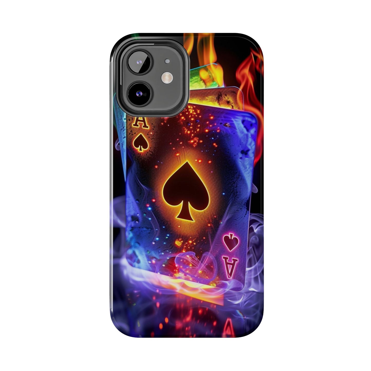 Ace of Spades Tough Phone Cases, Gaming Phone Cover, Gift for Gamers, Protective Case, Stylish Phone Accessory, Unique Phone Case | Iphone case
