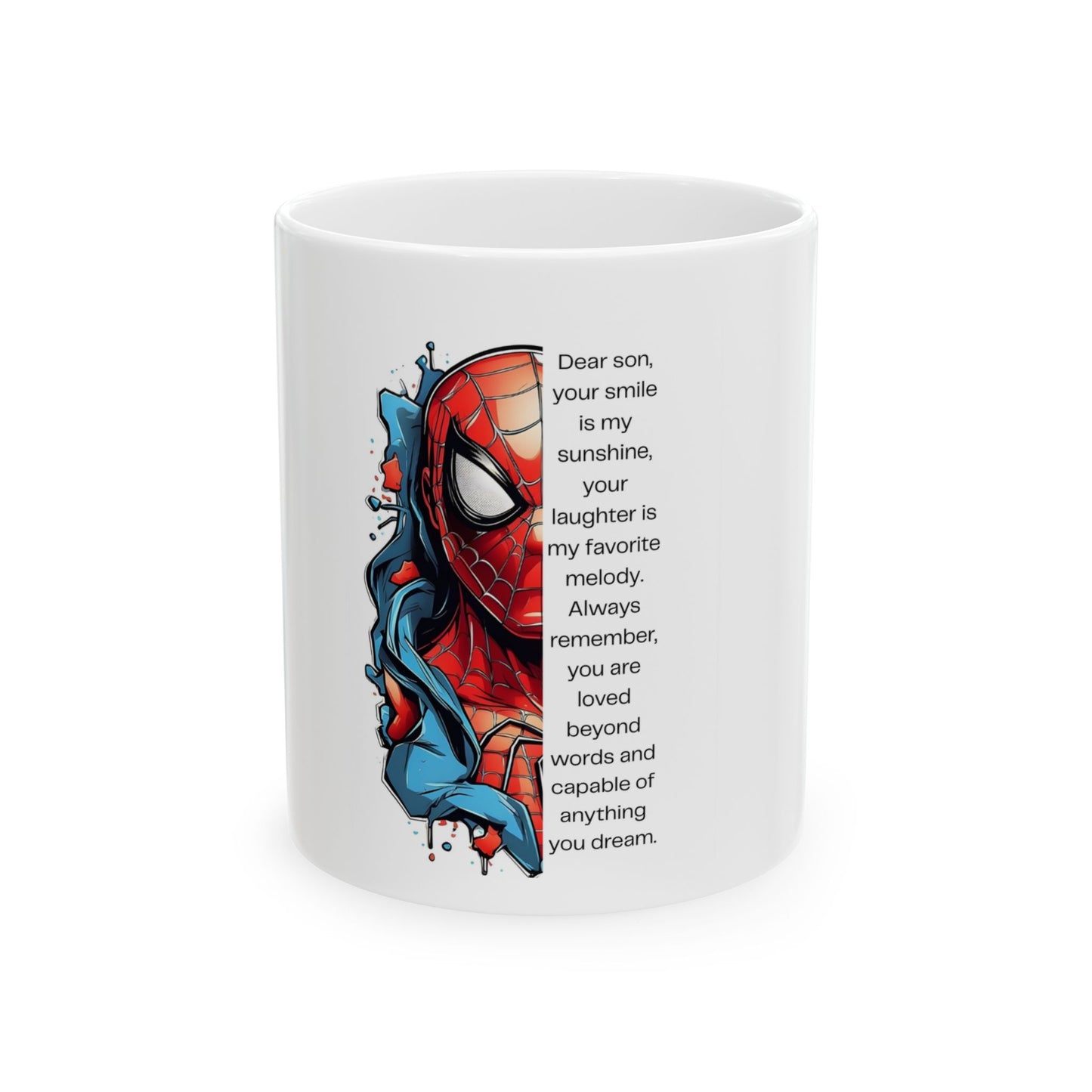 Personalized Spider-Man Ceramic Mug