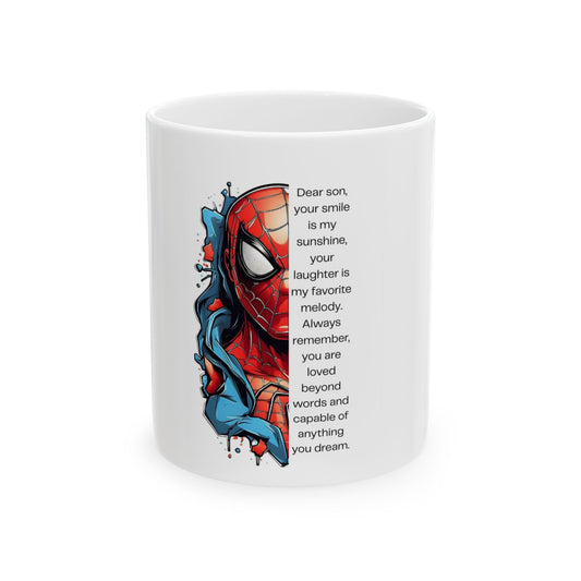 Personalized Spider-Man Ceramic Mug