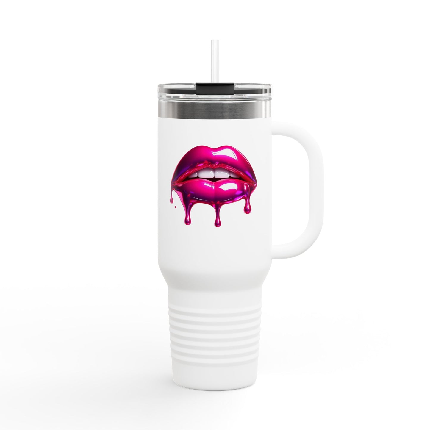Vibrant Kiss Insulated Travel Tumbler, 40oz