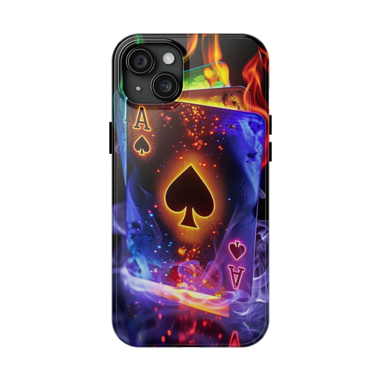 Ace of Spades Tough Phone Cases, Gaming Phone Cover, Gift for Gamers, Protective Case, Stylish Phone Accessory, Unique Phone Case | Iphone case