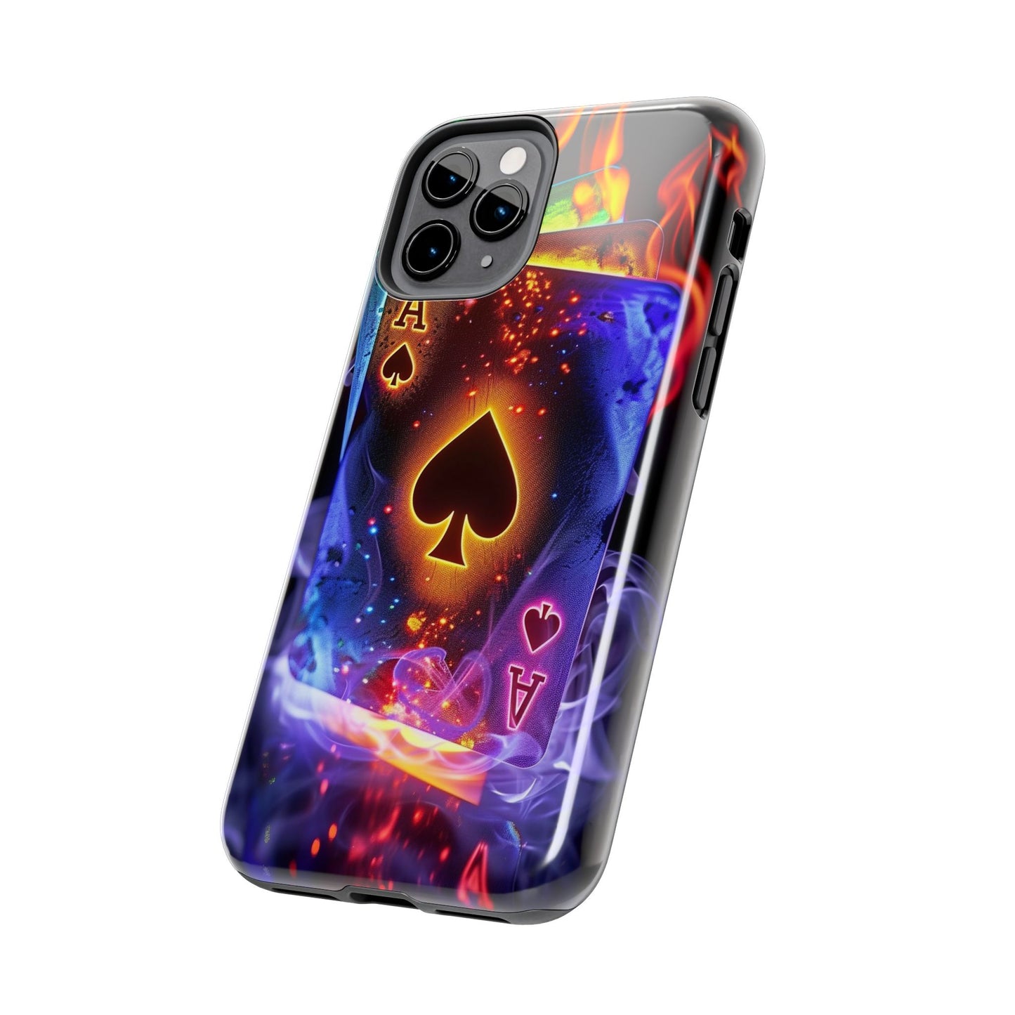 Ace of Spades Tough Phone Cases, Gaming Phone Cover, Gift for Gamers, Protective Case, Stylish Phone Accessory, Unique Phone Case | Iphone case