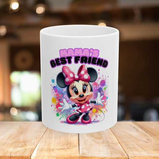 Ceramic Mug - "Mama's Best Friend" Minnie Mouse Design