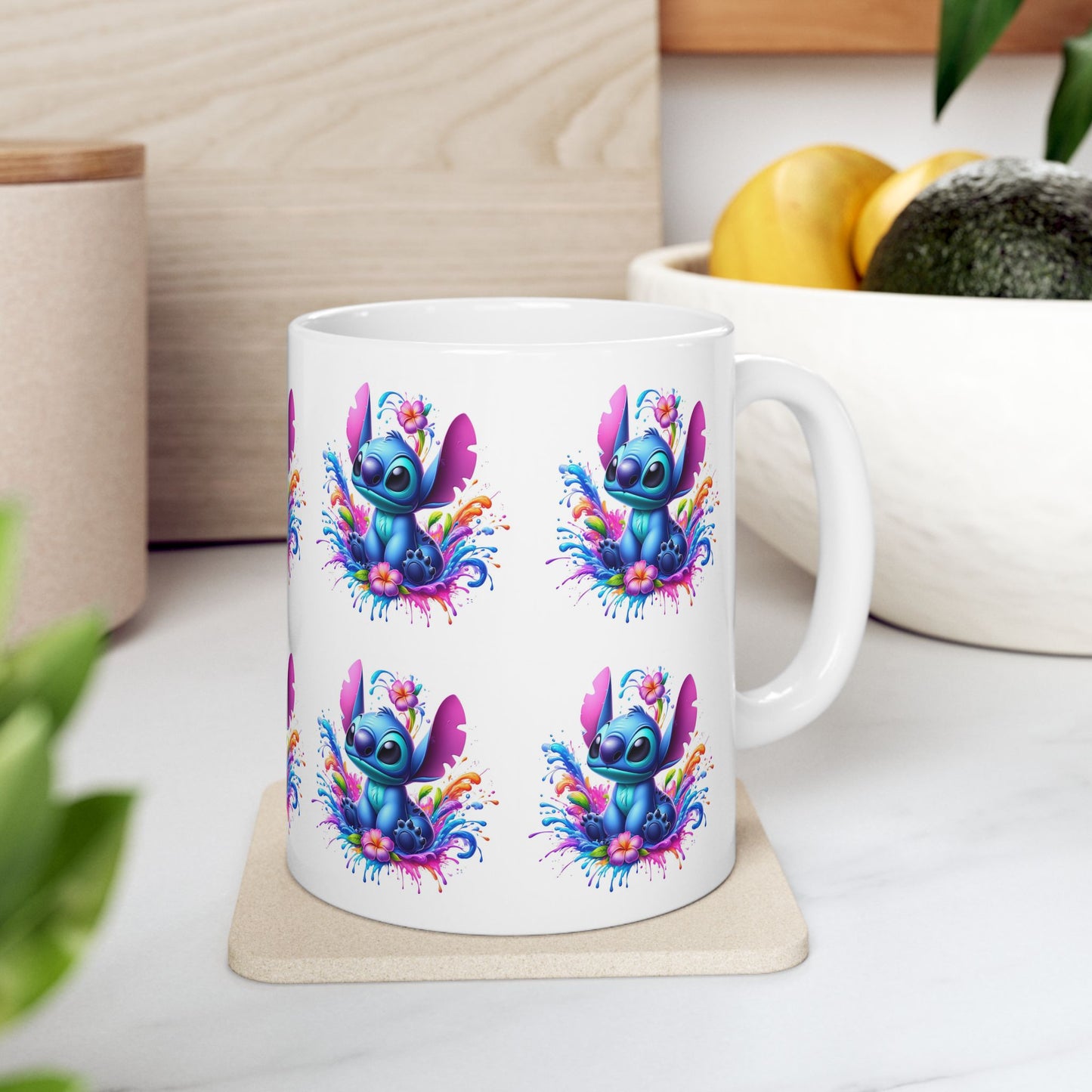 Colorful Stitch Ceramic Mug