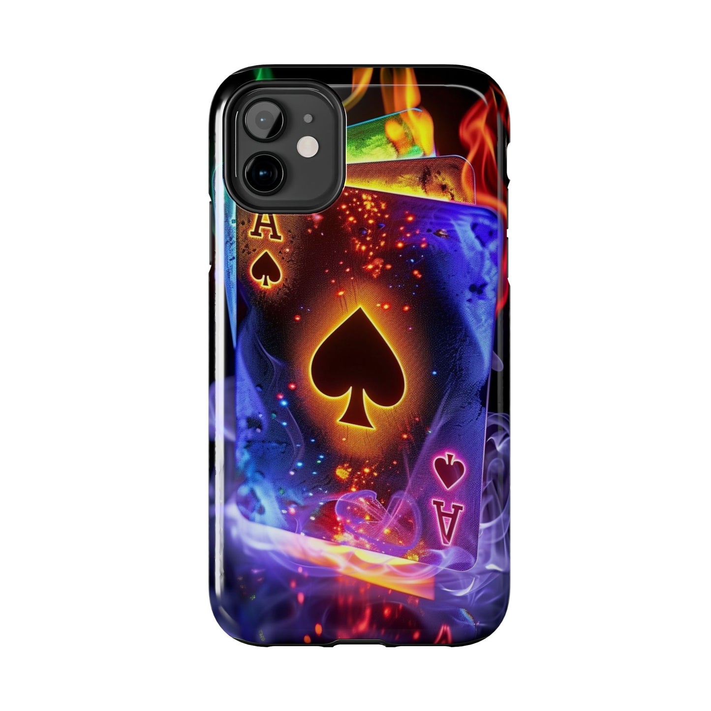 Ace of Spades Tough Phone Cases, Gaming Phone Cover, Gift for Gamers, Protective Case, Stylish Phone Accessory, Unique Phone Case | Iphone case
