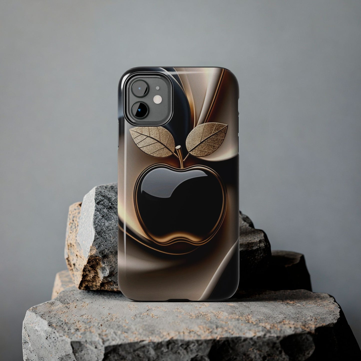 Sleek Apple-Inspired Tough Phone Cases, Stylish Smartphone Protection, Gift for Tech Lovers, Unique Phone Accessories | Iphone case