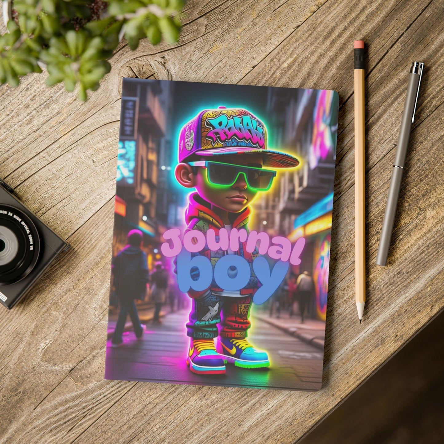 Urban Style Journal Book for Boy - Softcover Journal